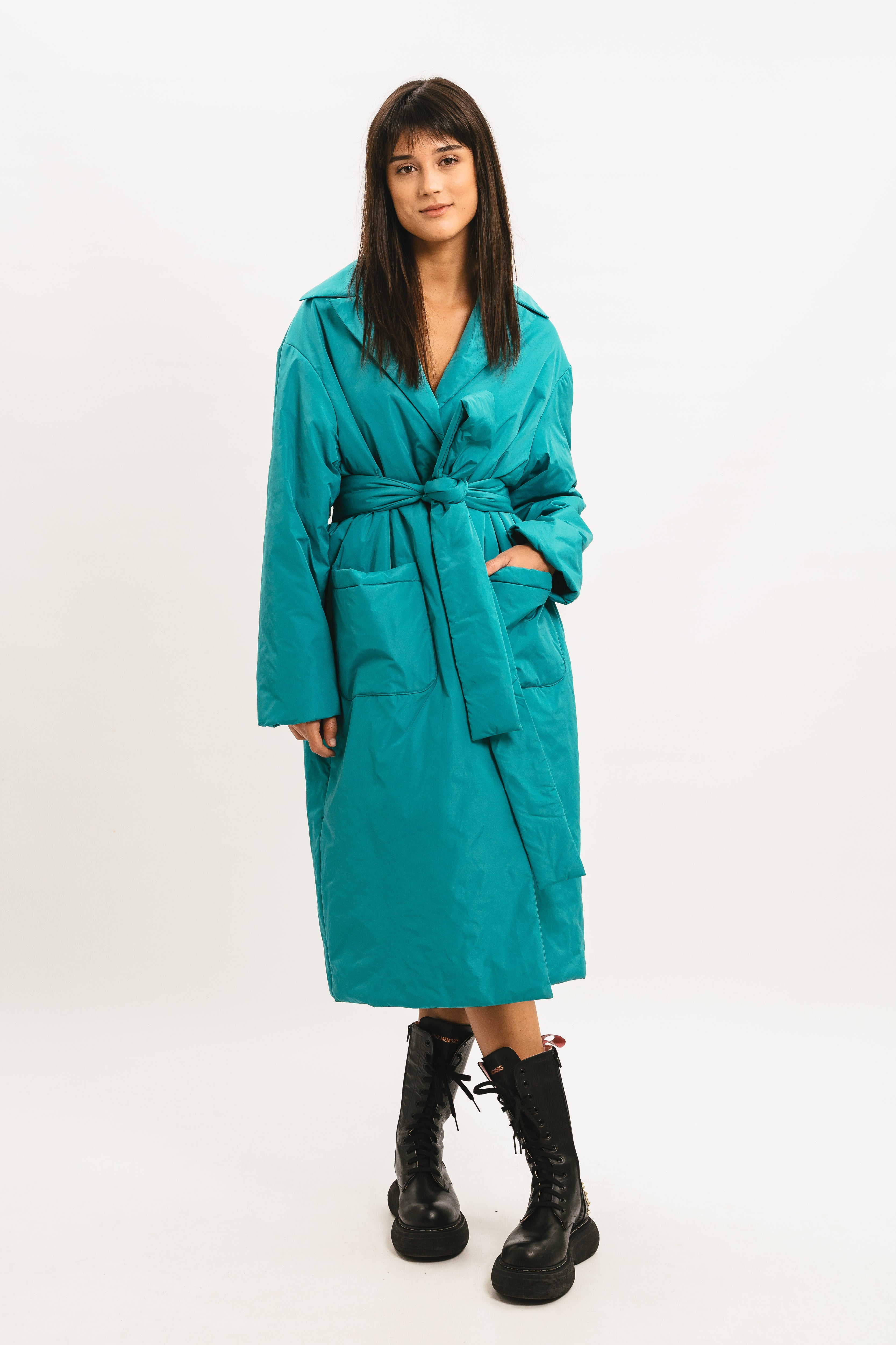 Giacca miami 100 grammi oversize lunga Frontale