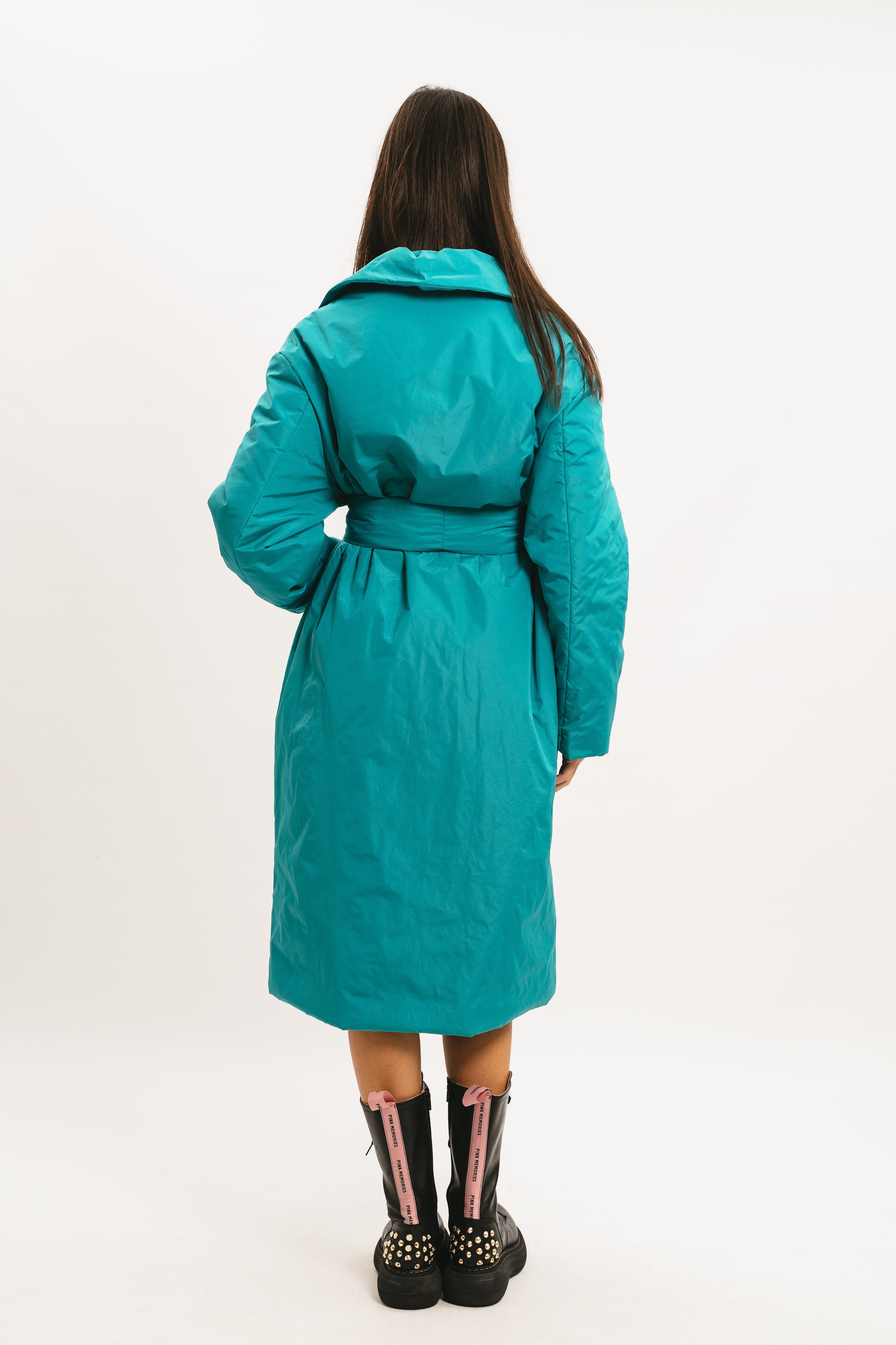 Giacca miami 100 grammi oversize lunga Posteriore
