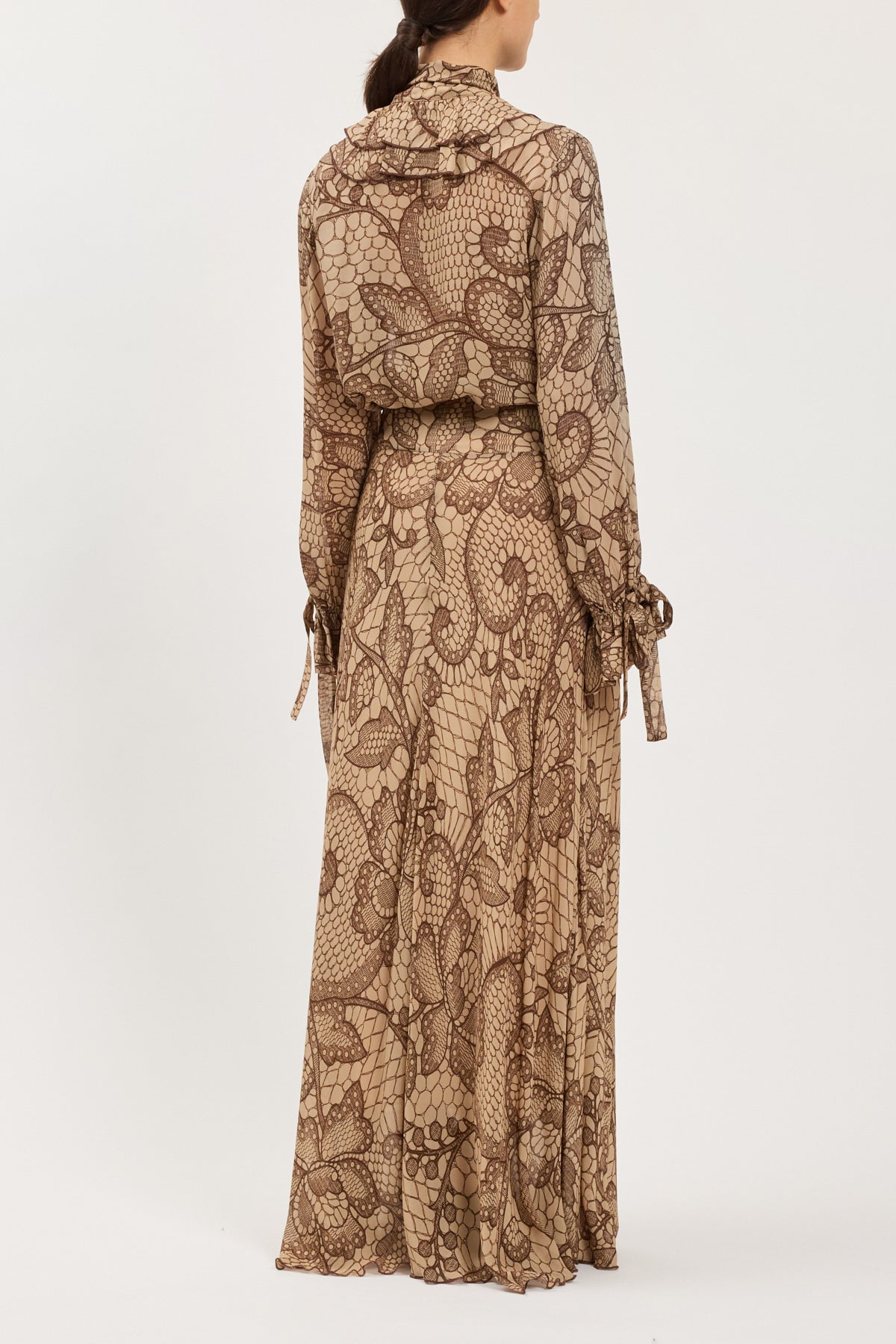 LONG PRINTED SKIRT