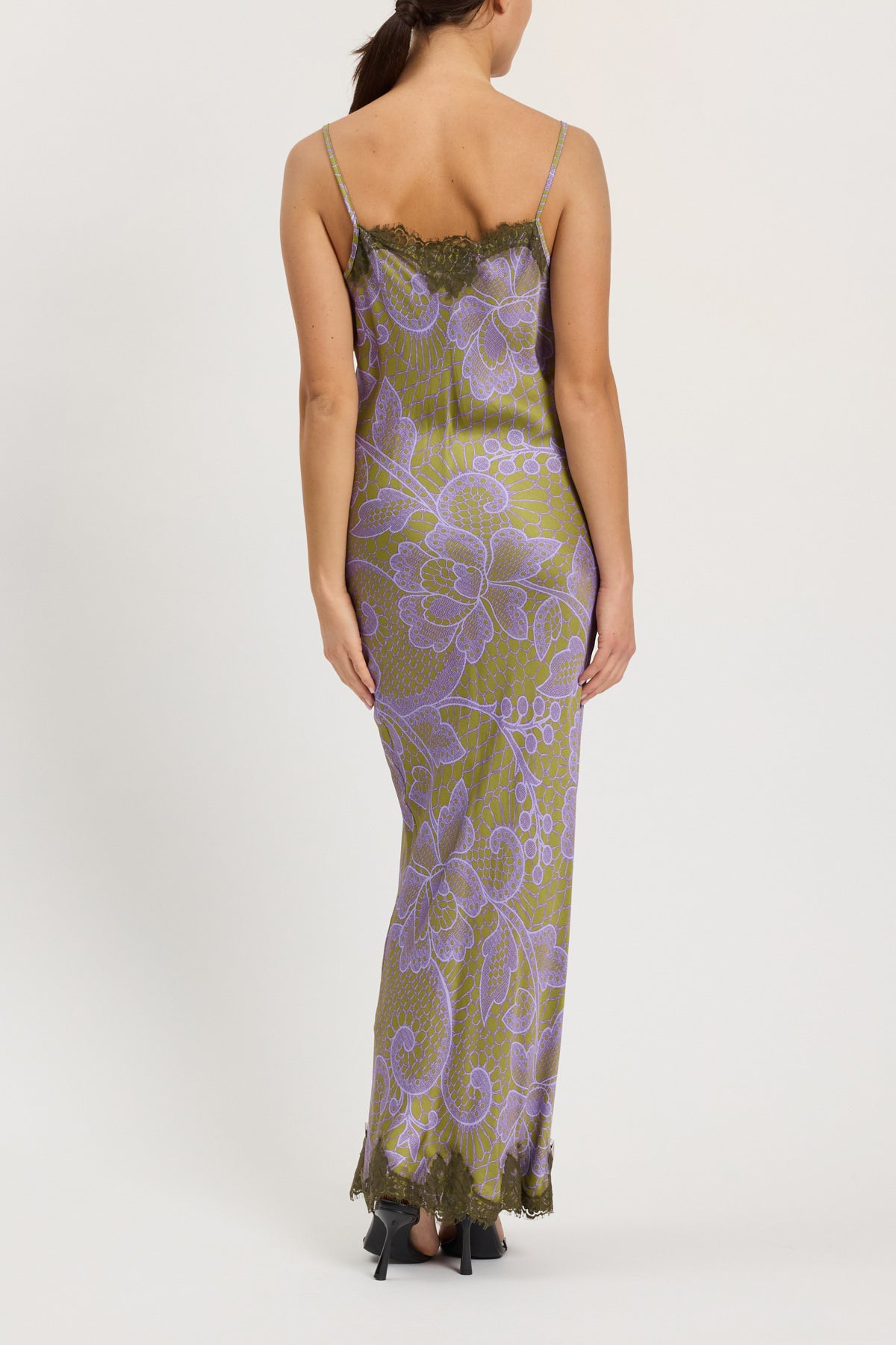 SLIP DRESS STAMPATA