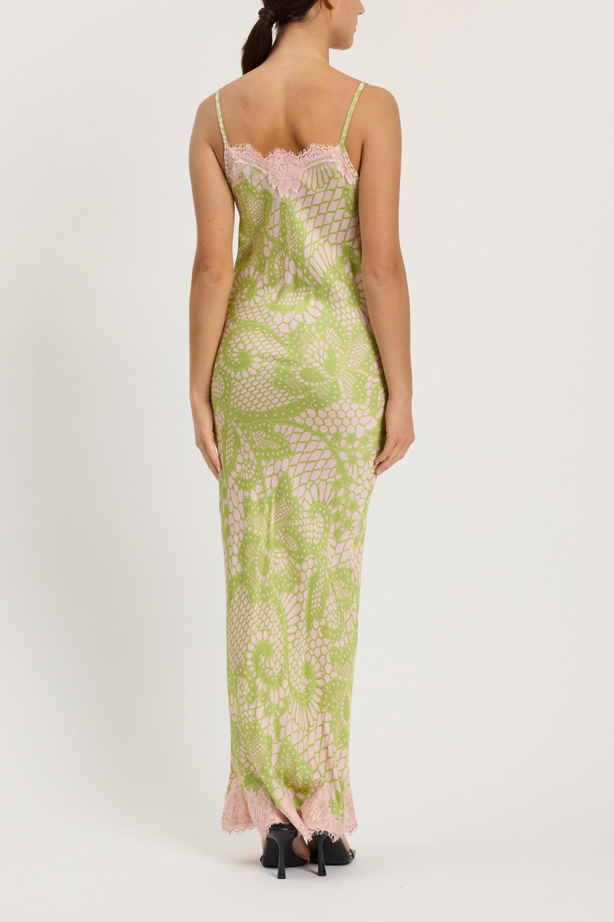 SLIP DRESS STAMPATA