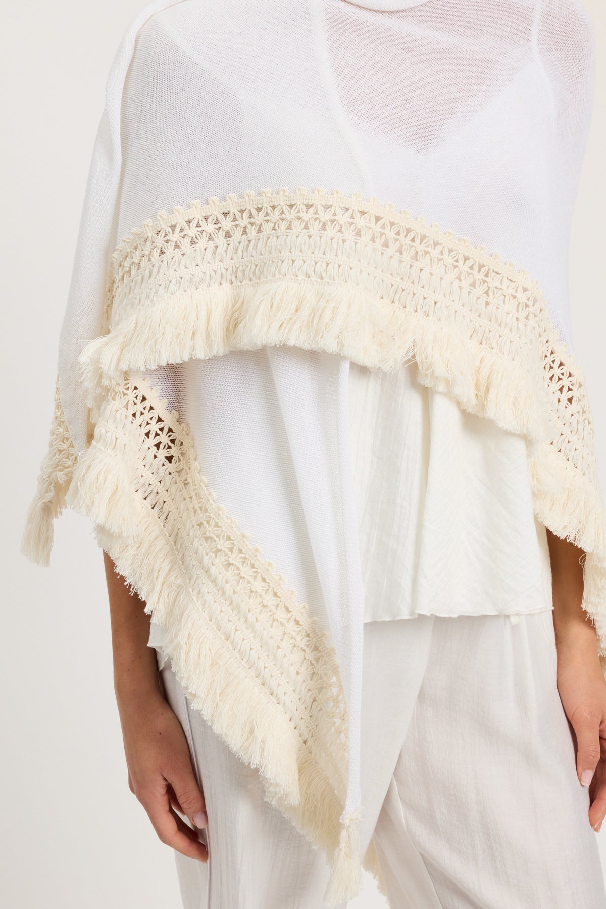 FRINGED SHAWL