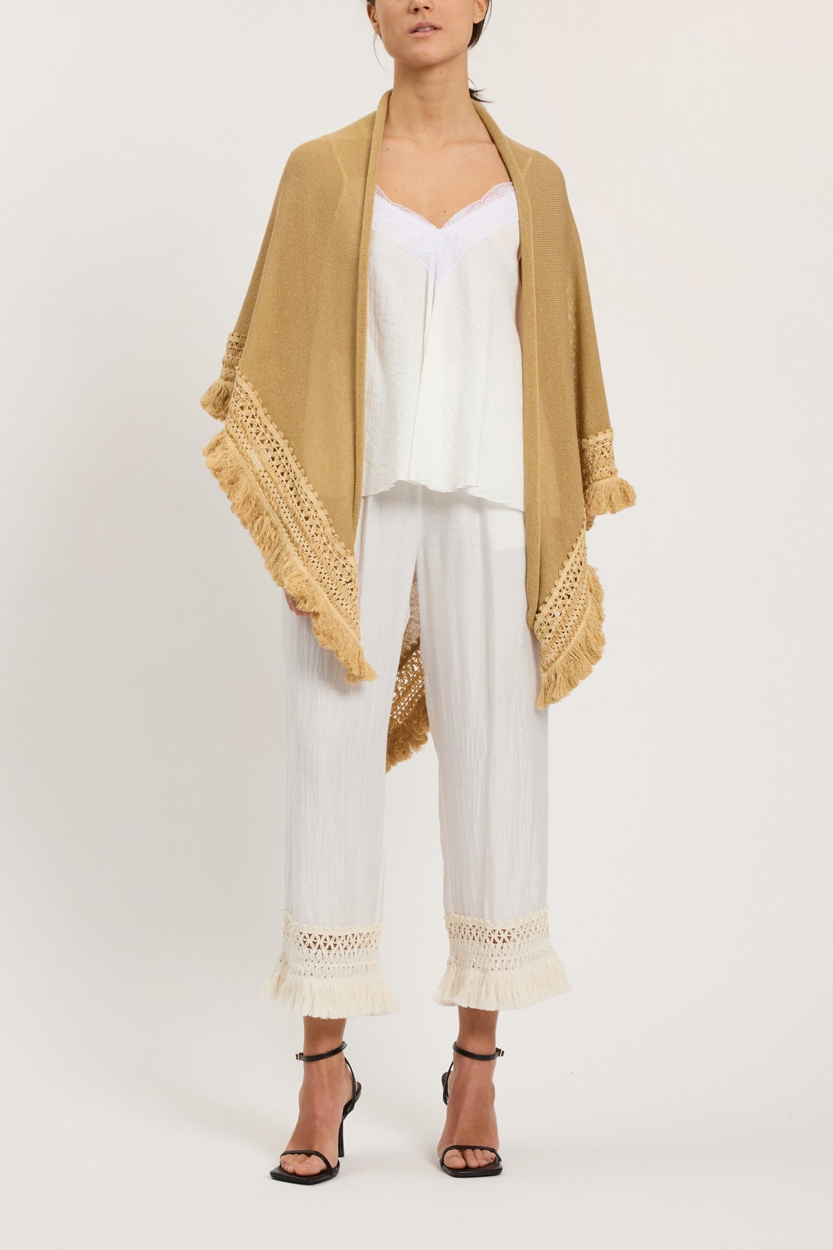 FRINGED SHAWL