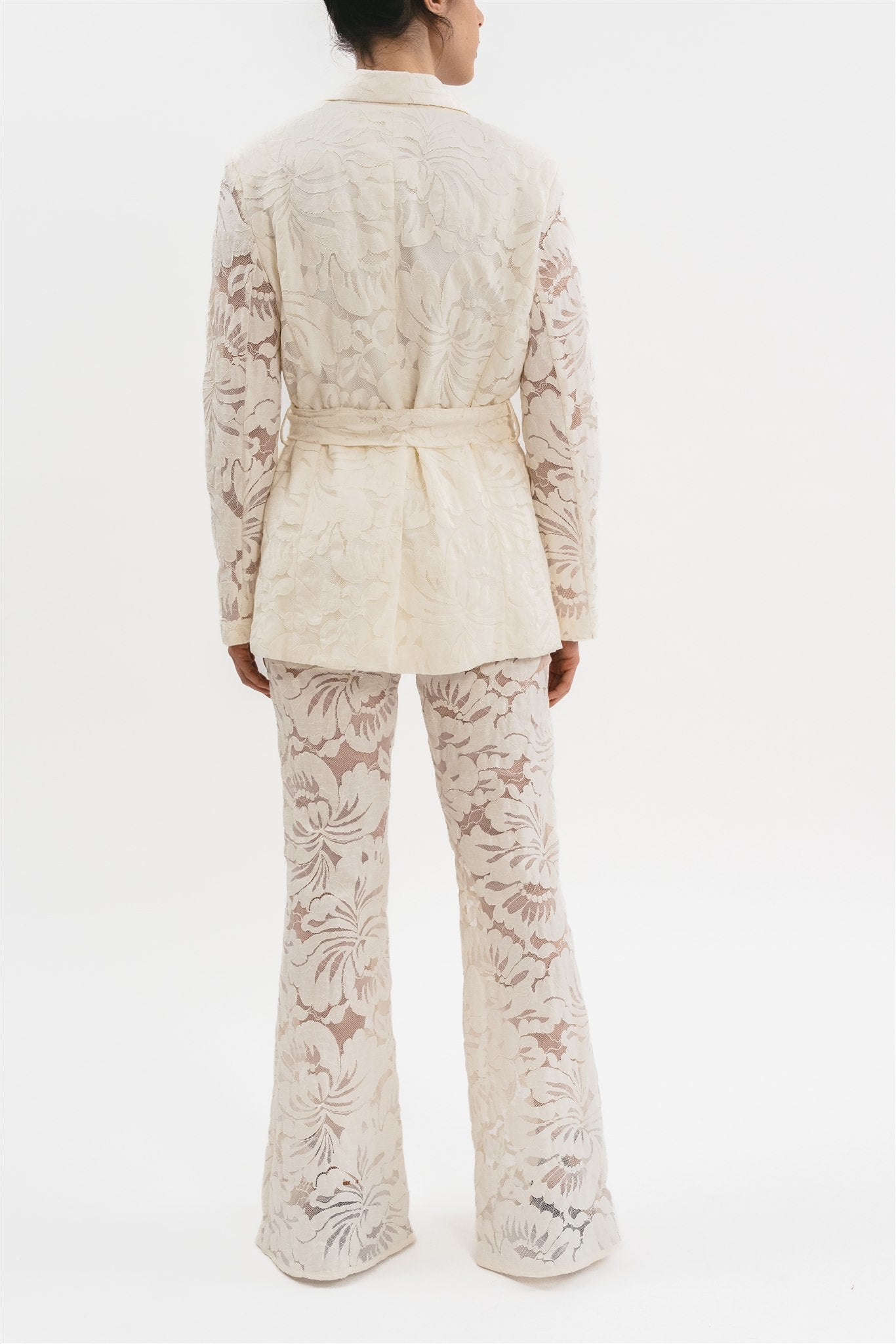 LACE JACKET WITH BELT