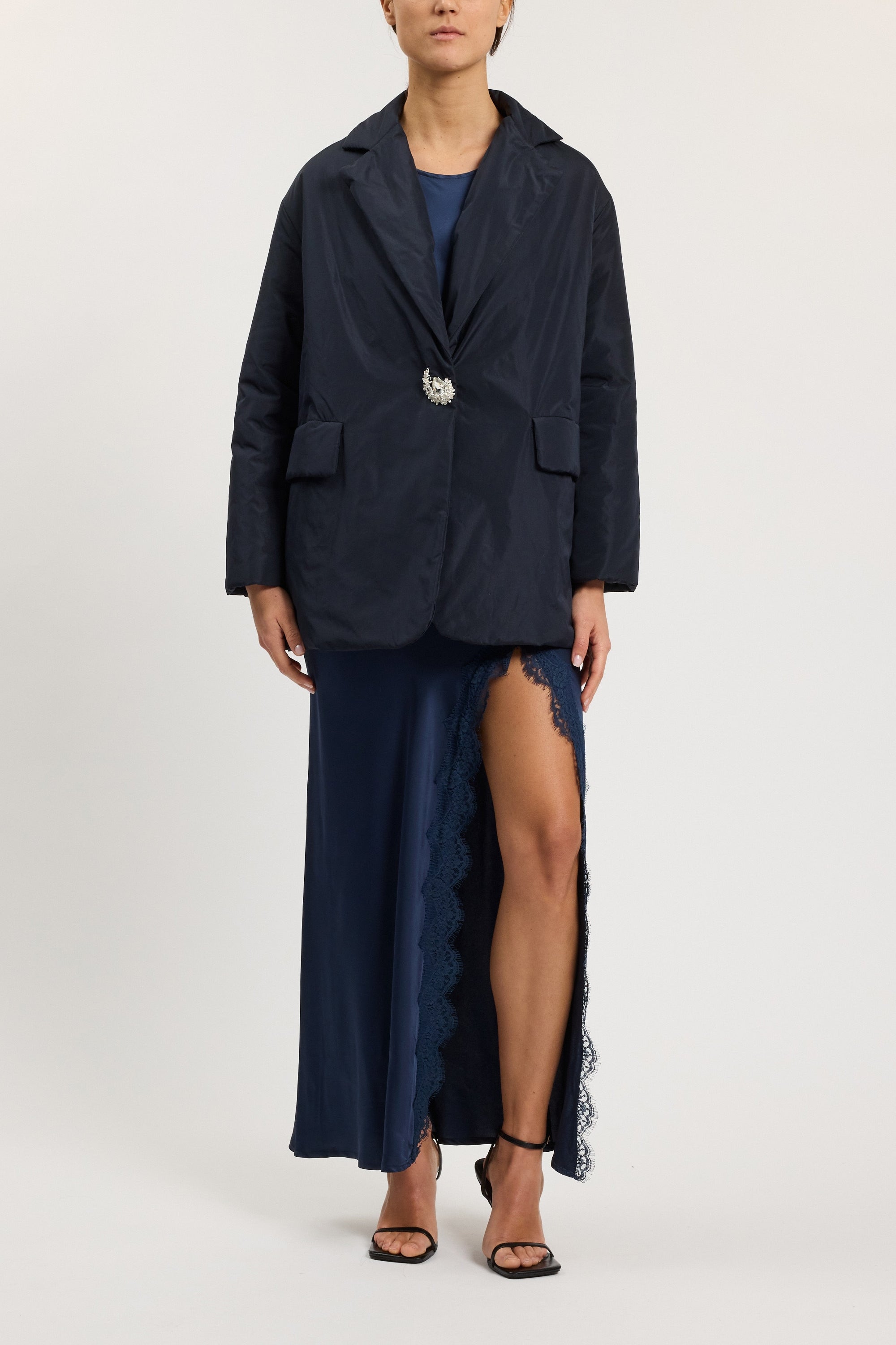 GIACCA 100 GRAMMI OVERSIZE CON BOTTONE GIOIELLO