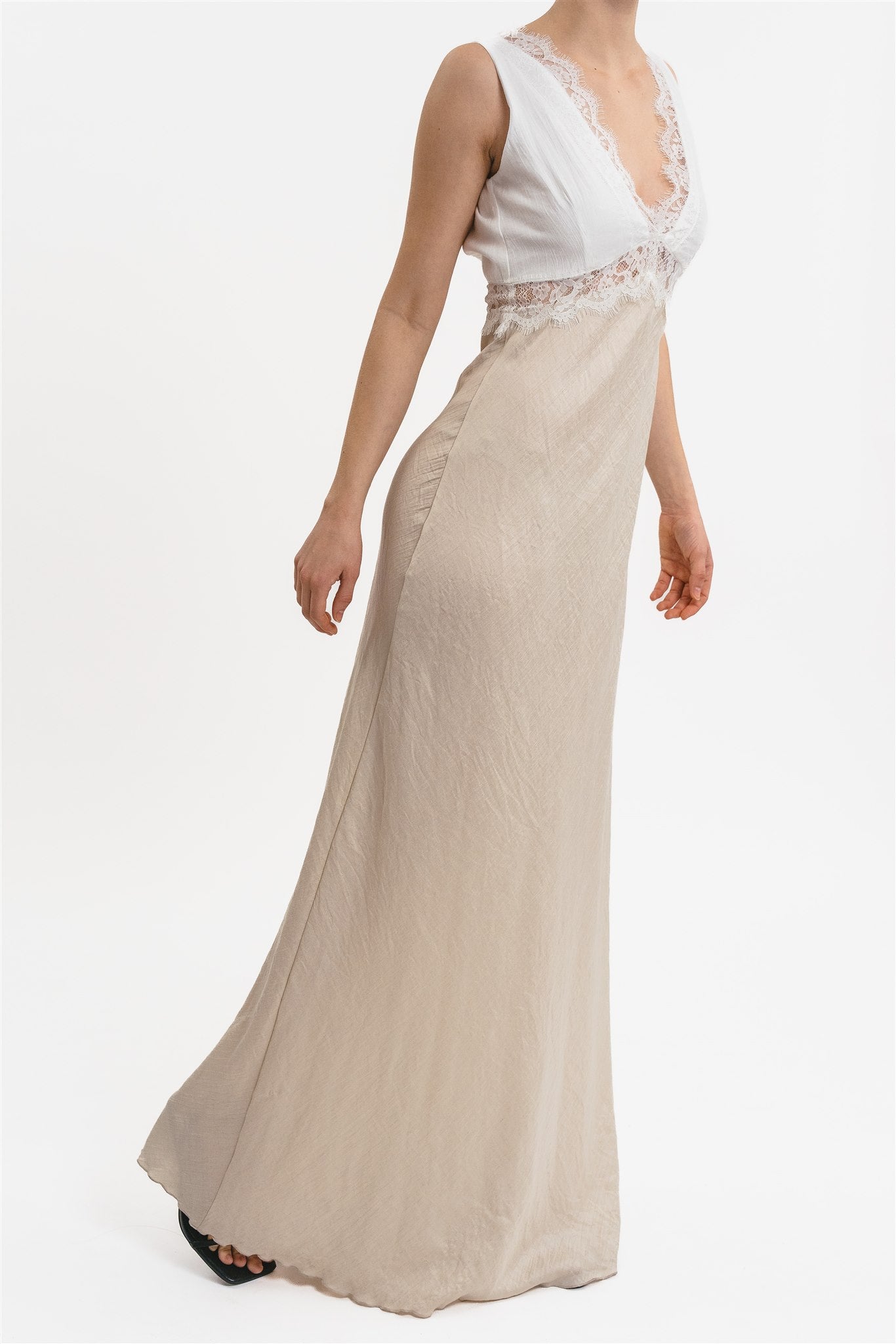 Slip dress lunga dettaglio
