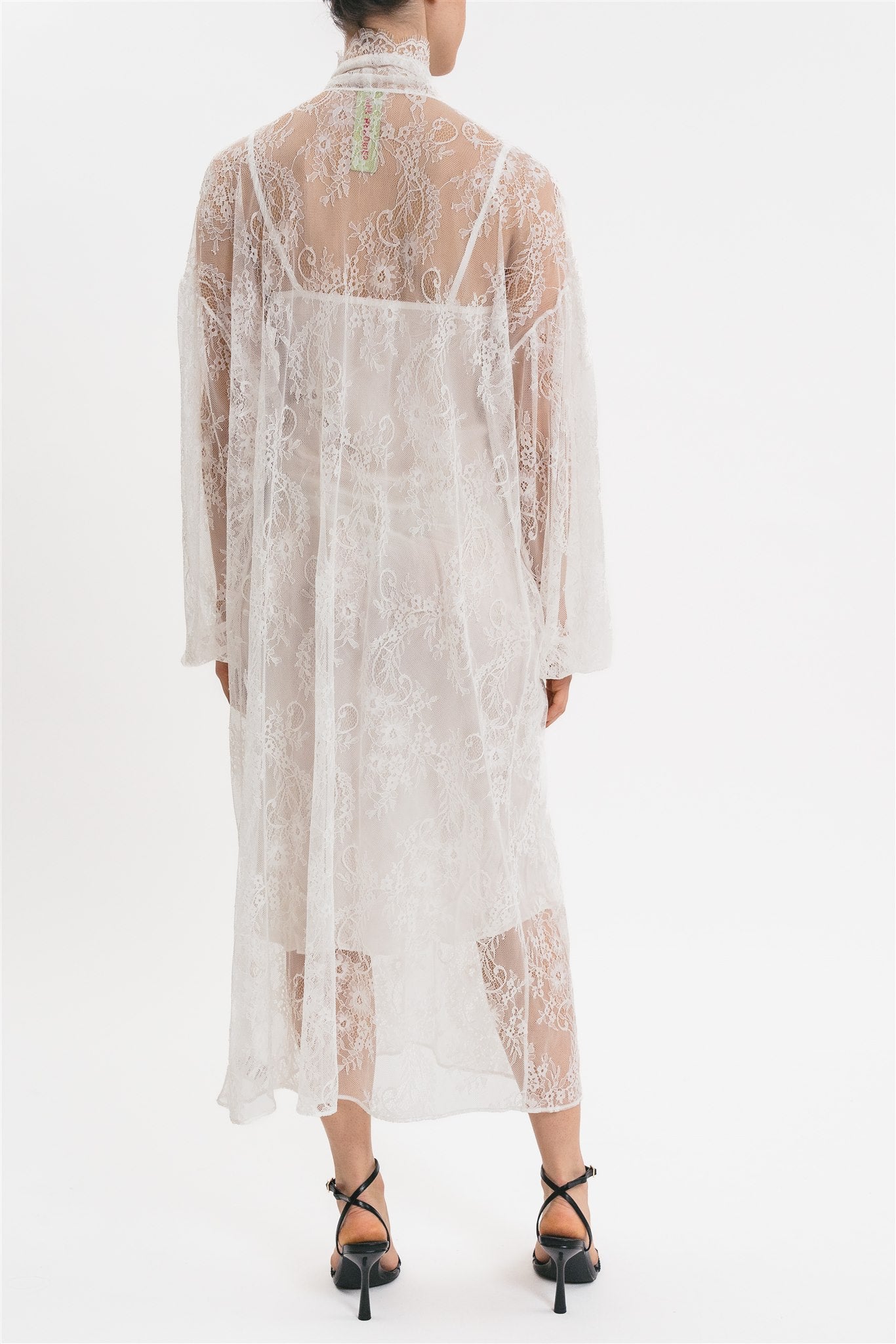 LACE DRESS WITH BOW