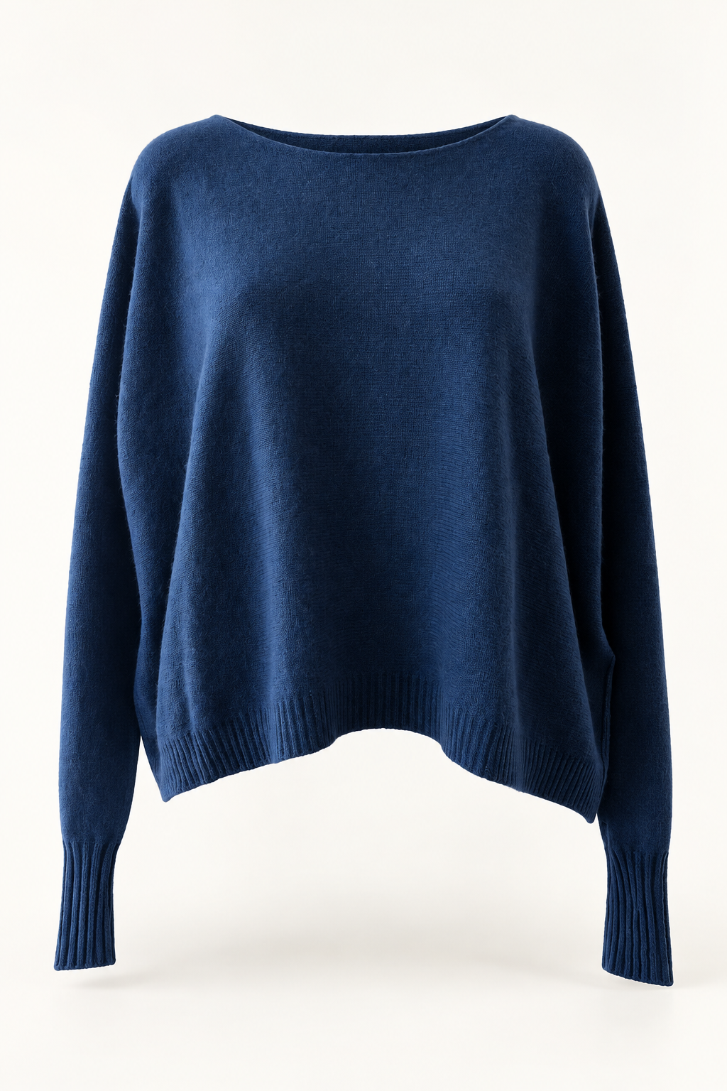 MAGLIA OVER CASHMERE SCOLLO BARCA
