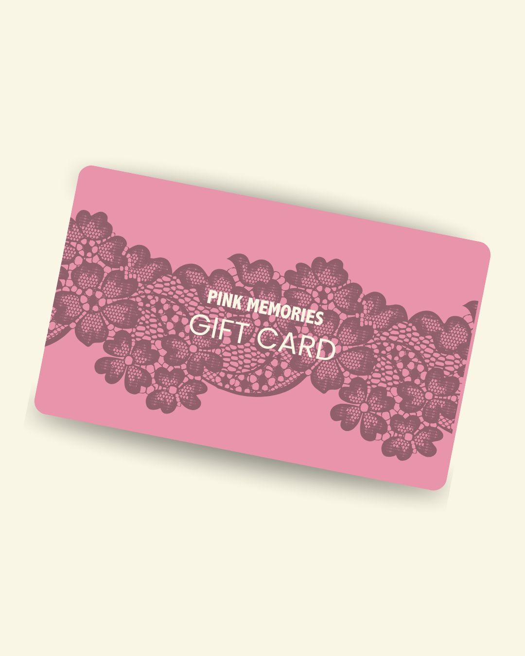 Gift card Pink Memories