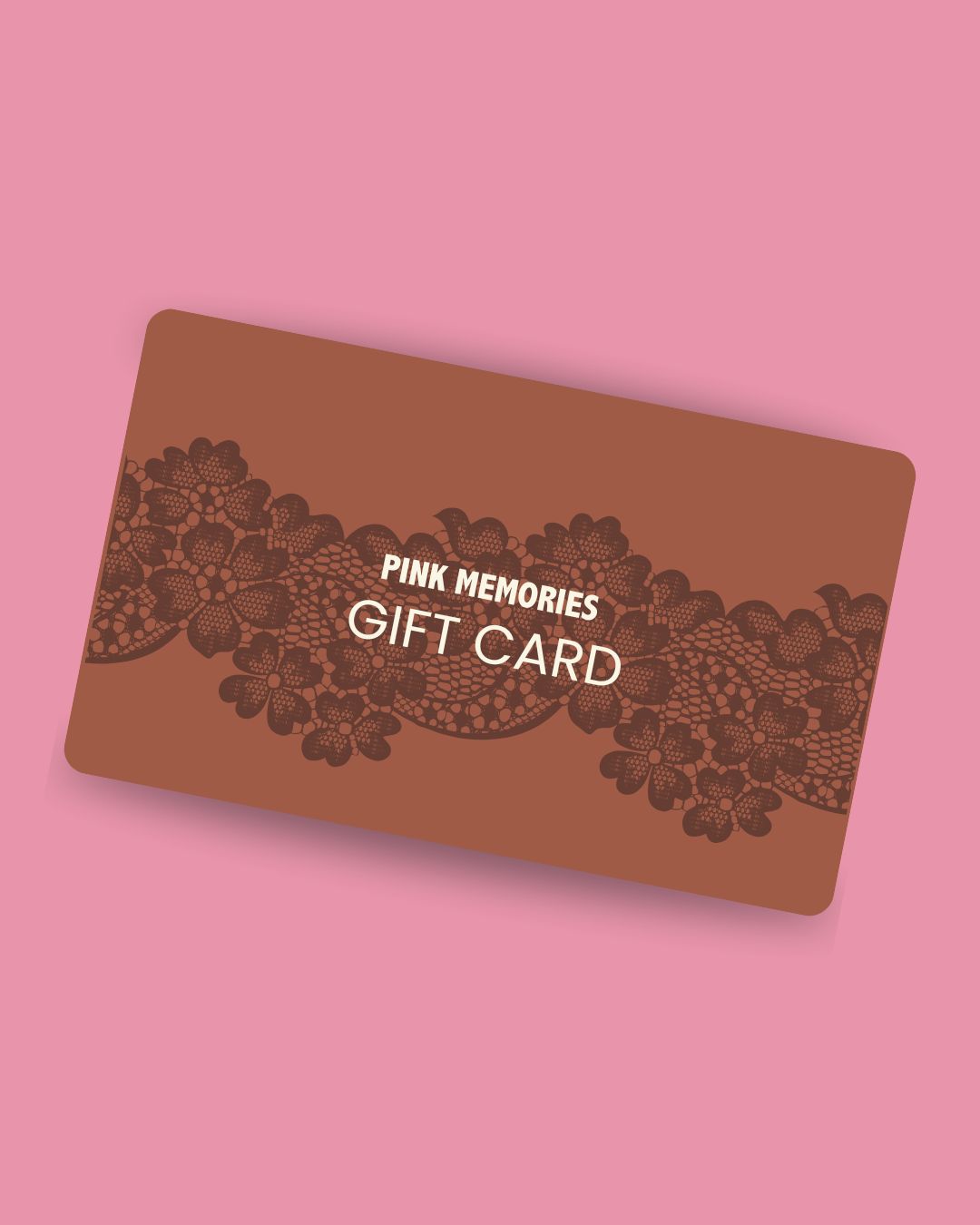 Gift card Pink Memories