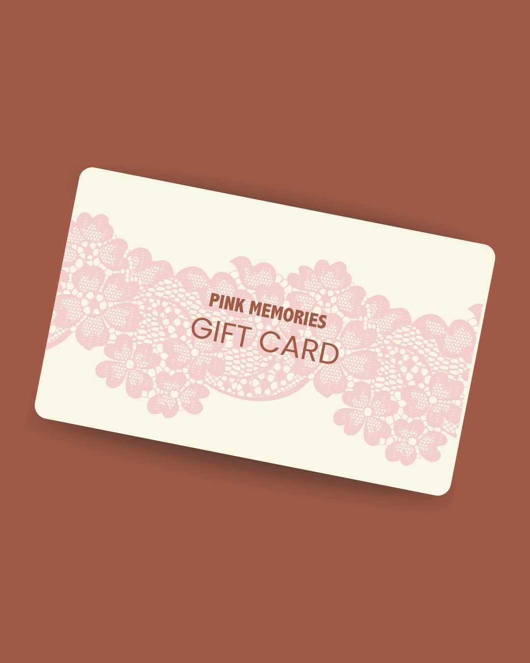 Gift card Pink Memories