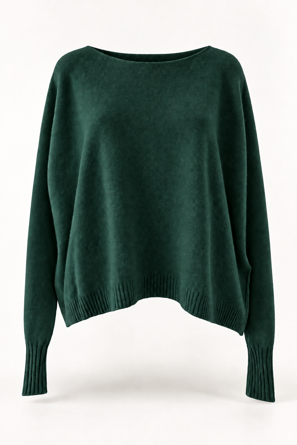 MAGLIA OVER CASHMERE SCOLLO BARCA