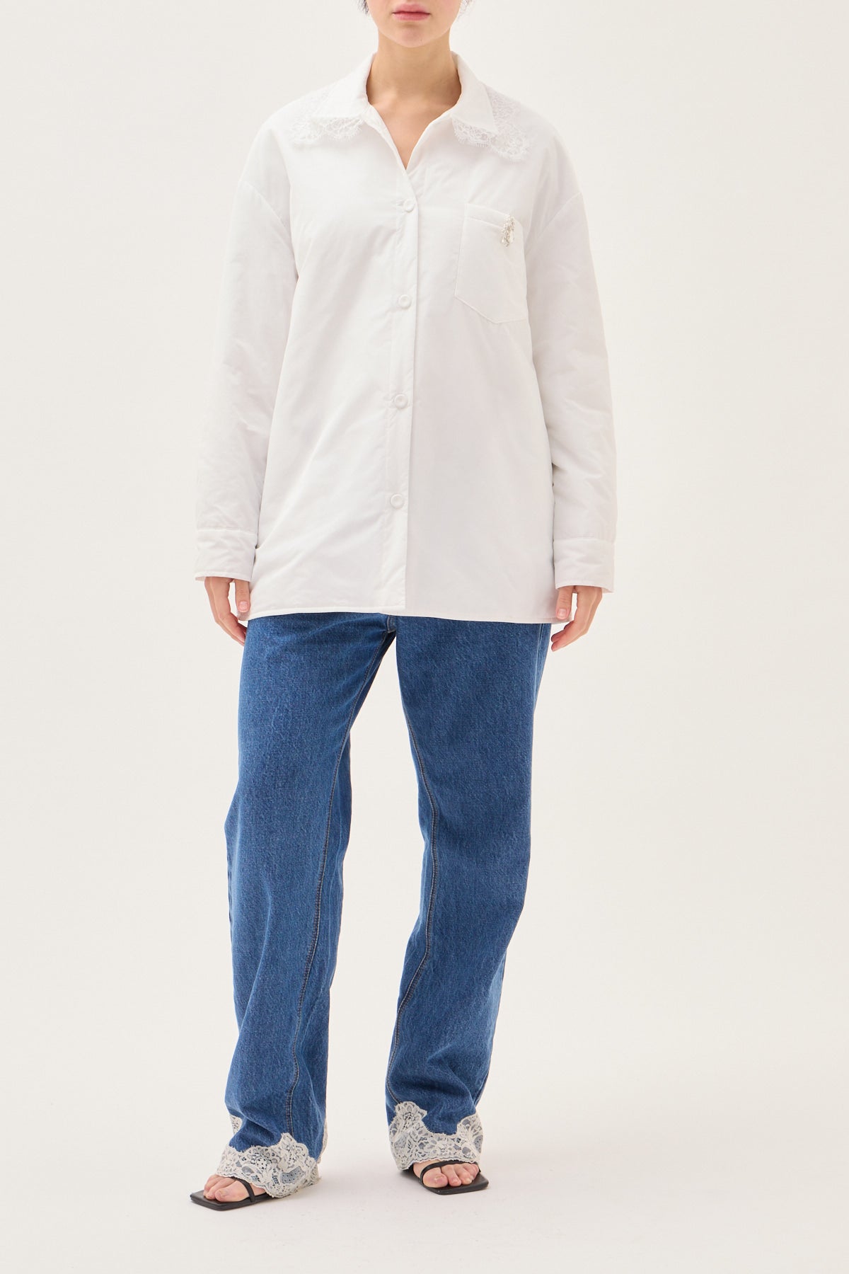 CAMICIA 50 GRAMMI CON SPILLA GIOIELLO