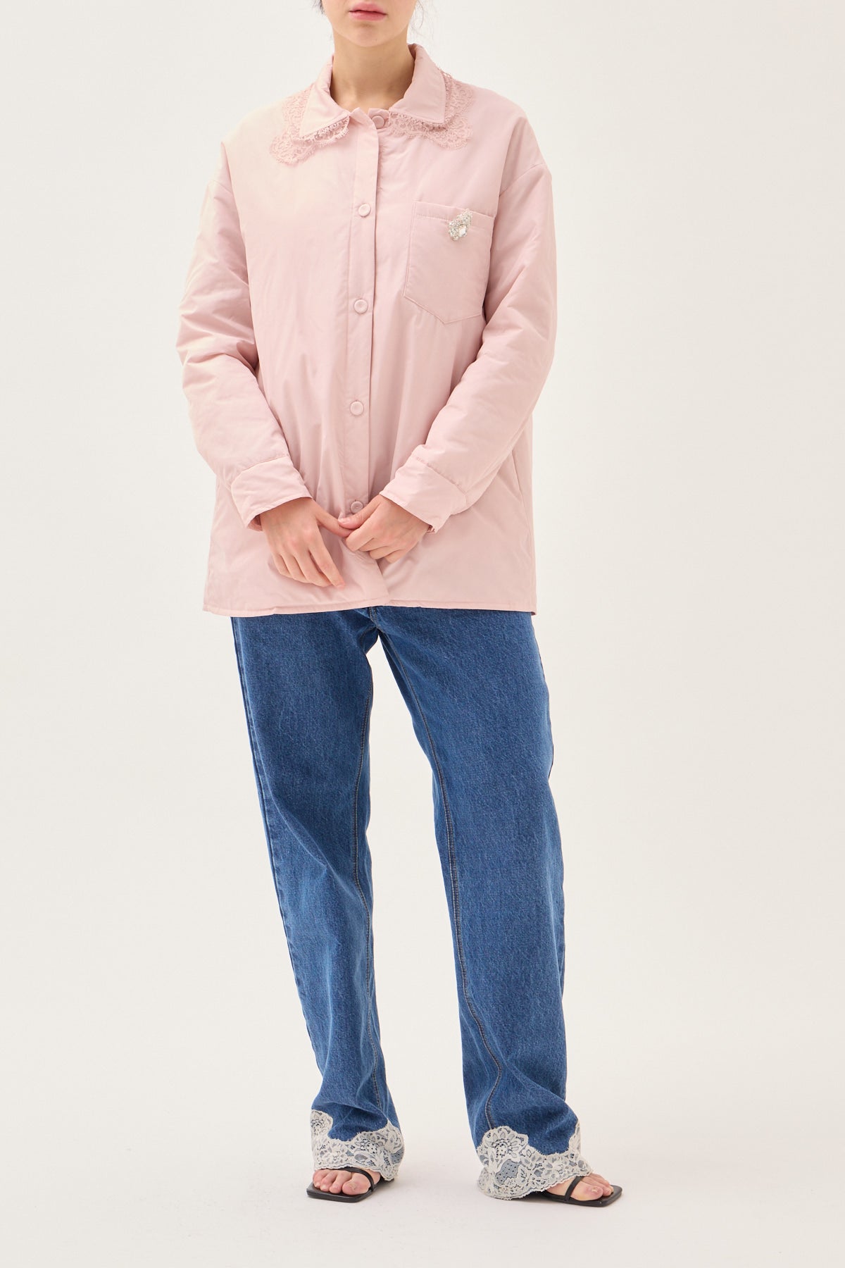 CAMICIA 50 GRAMMI CON SPILLA GIOIELLO