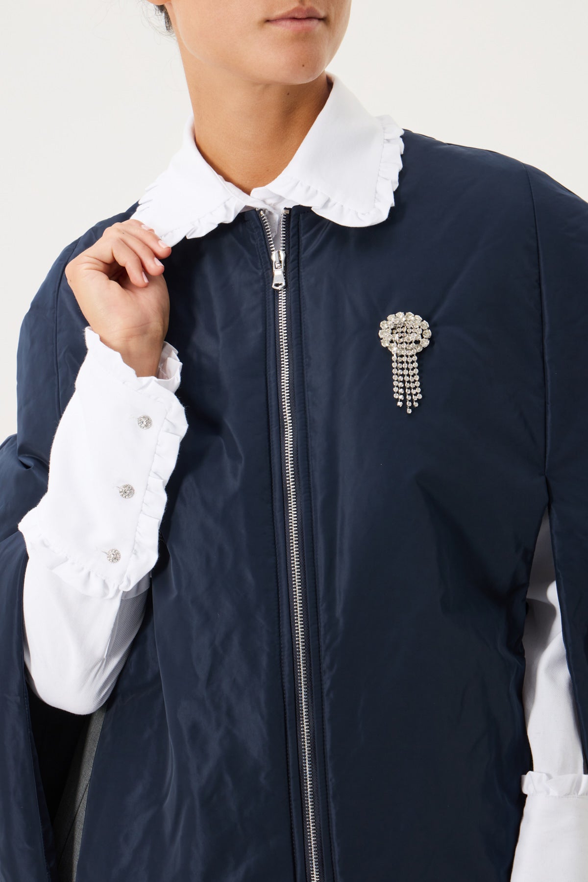 CAPPA BOMBER IN TAFFETA IMBOTTITO 100 GRAMMI