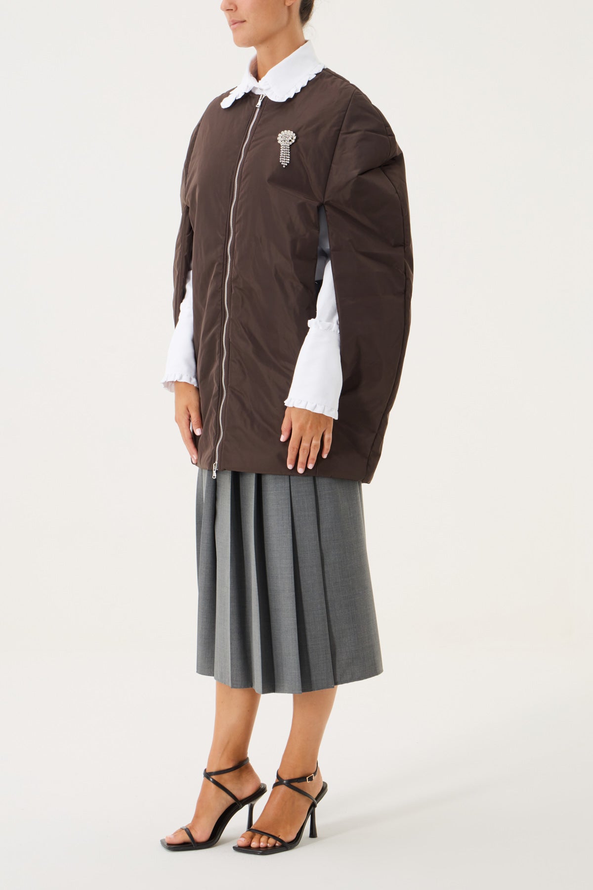 CAPPA BOMBER IN TAFFETA IMBOTTITO 100 GRAMMI
