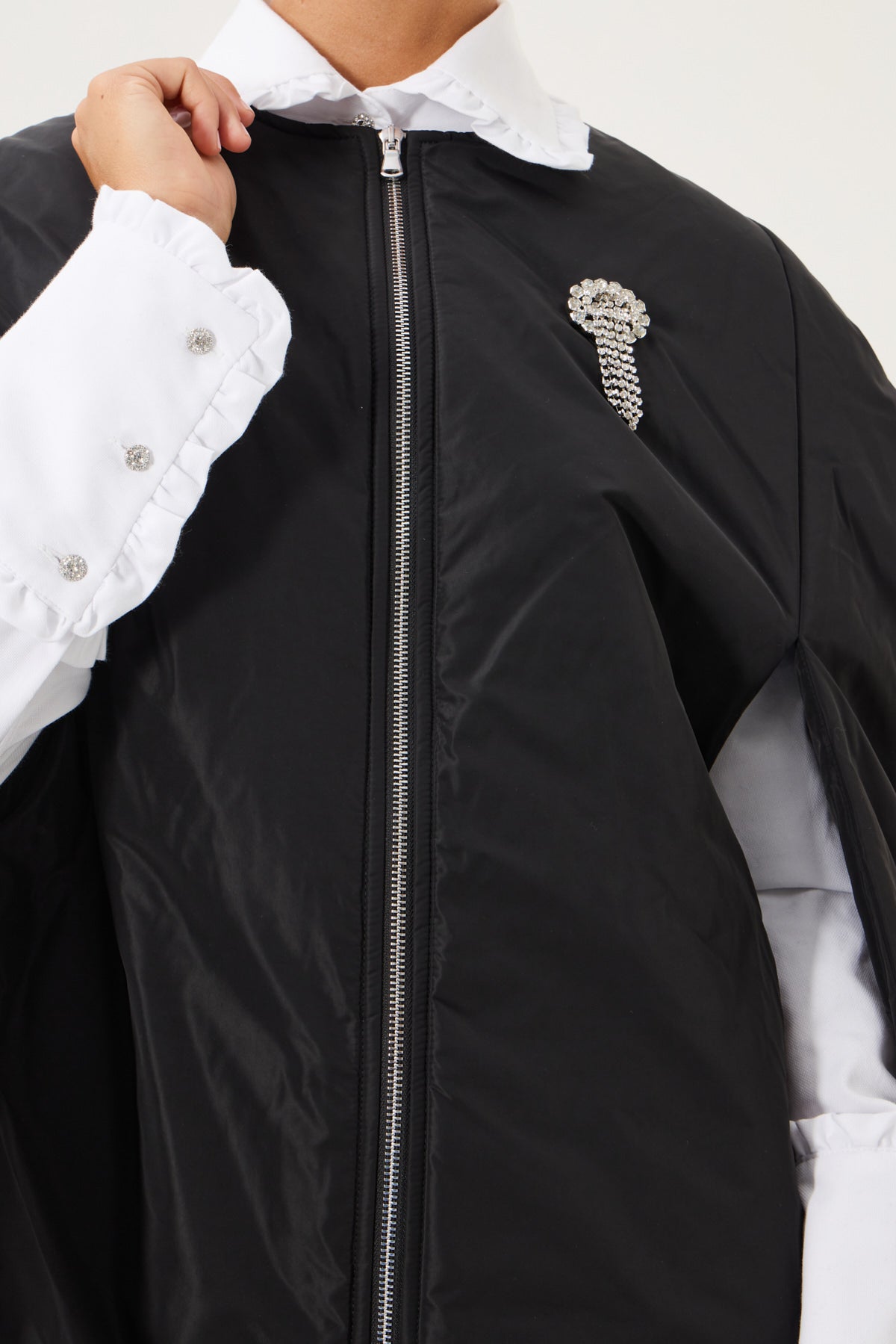 CAPPA BOMBER IN TAFFETA IMBOTTITO 100 GRAMMI