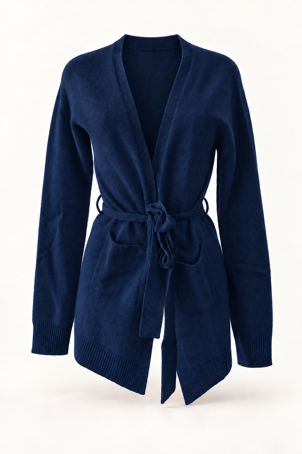 CARDIGAN CASHMERE CON CINTURA