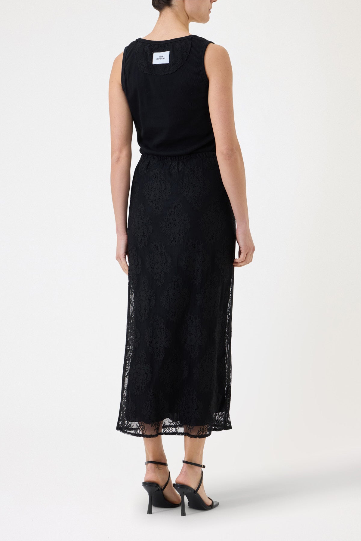 LONGUETTE LACE SKIRT