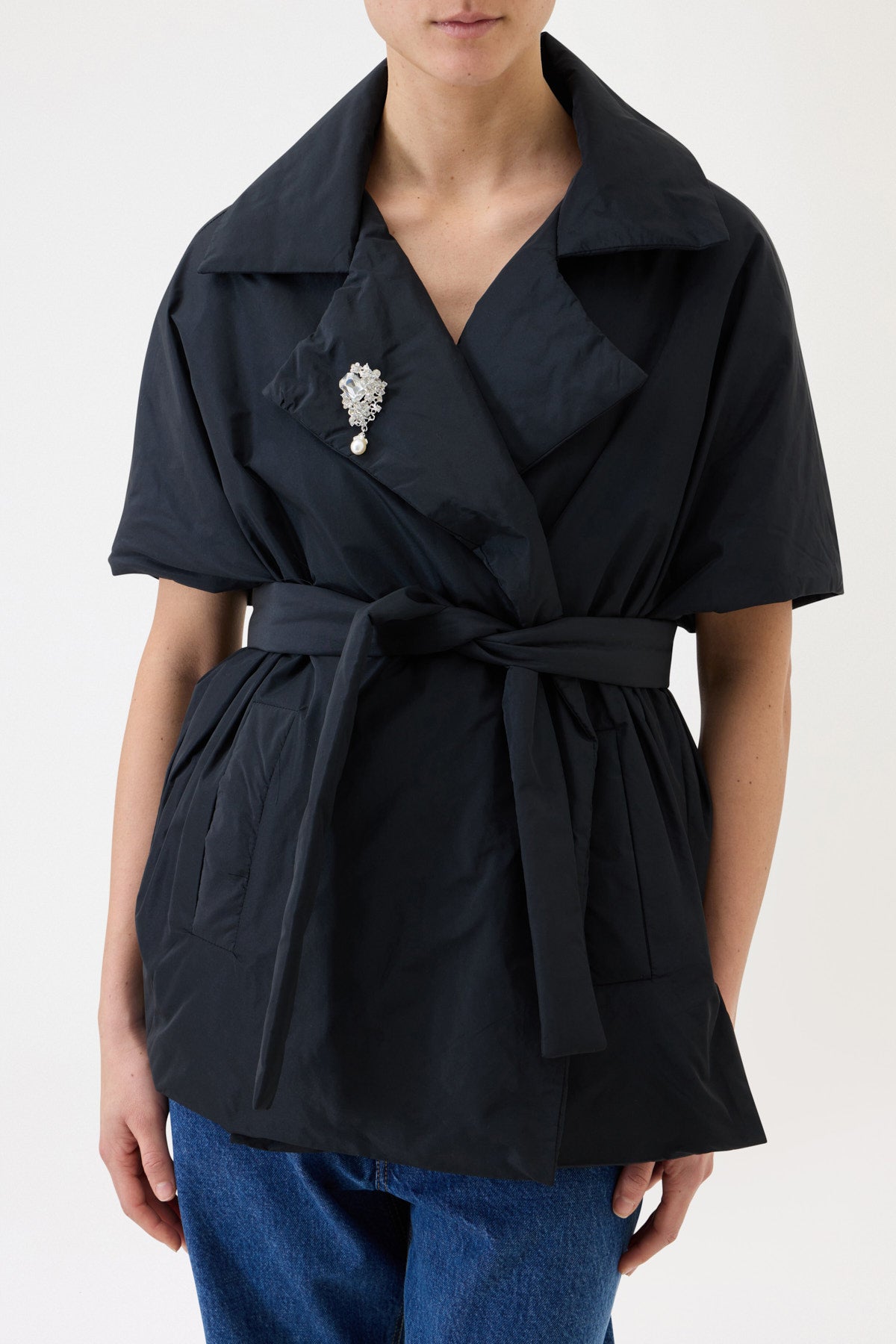 GILET 100 GRAMMI OVERSIZE CON SPILLA GIOIELLO