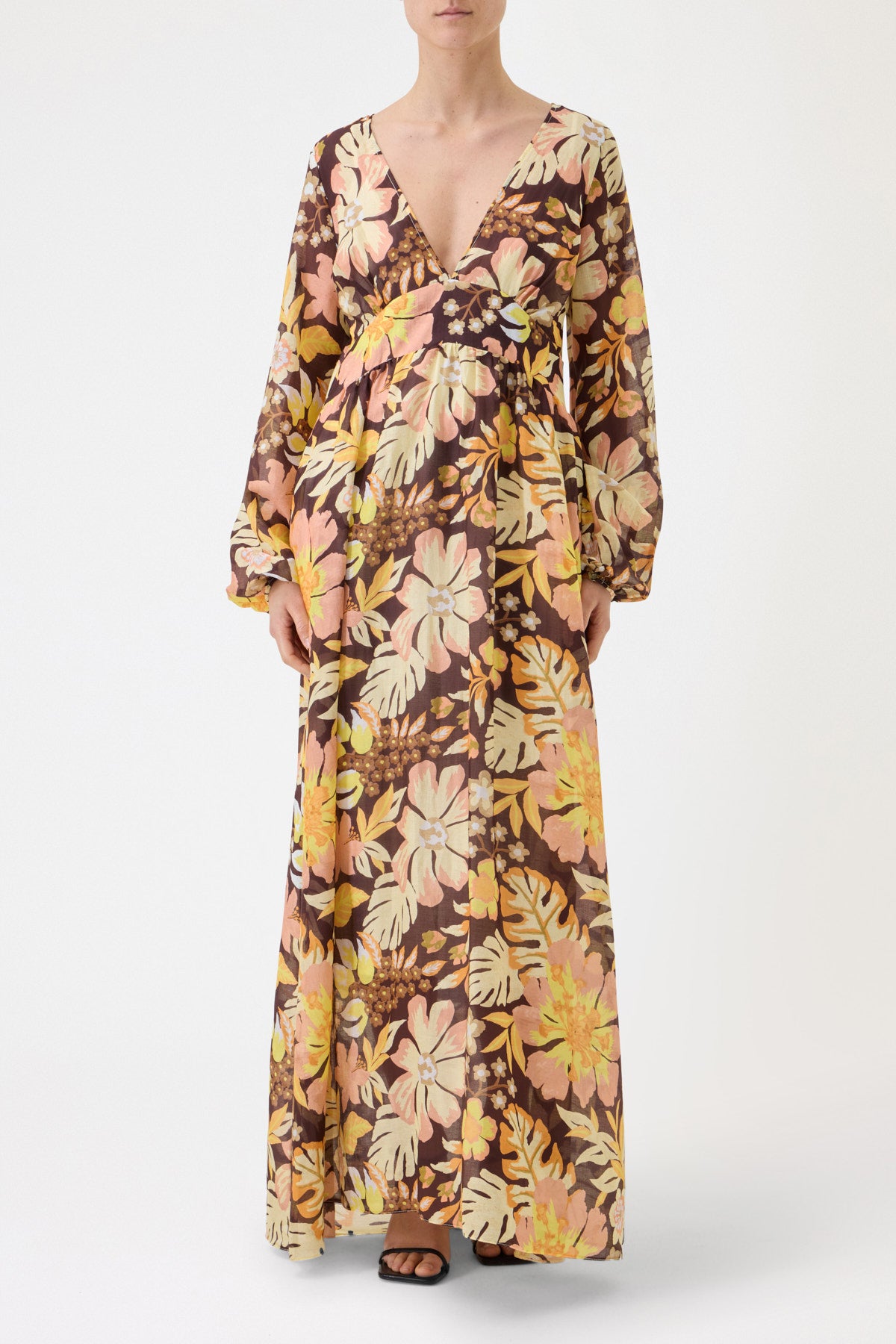 LONG PATTERNED DRESS