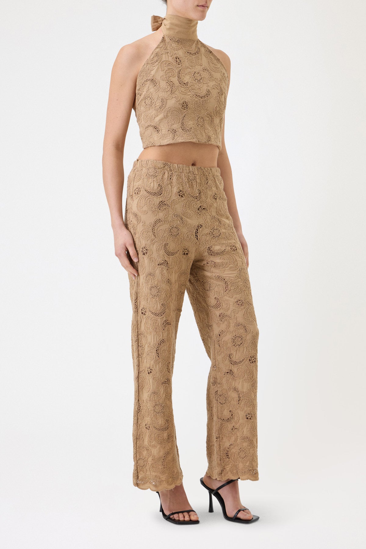 EMBROIDERED MUSLIN TOP