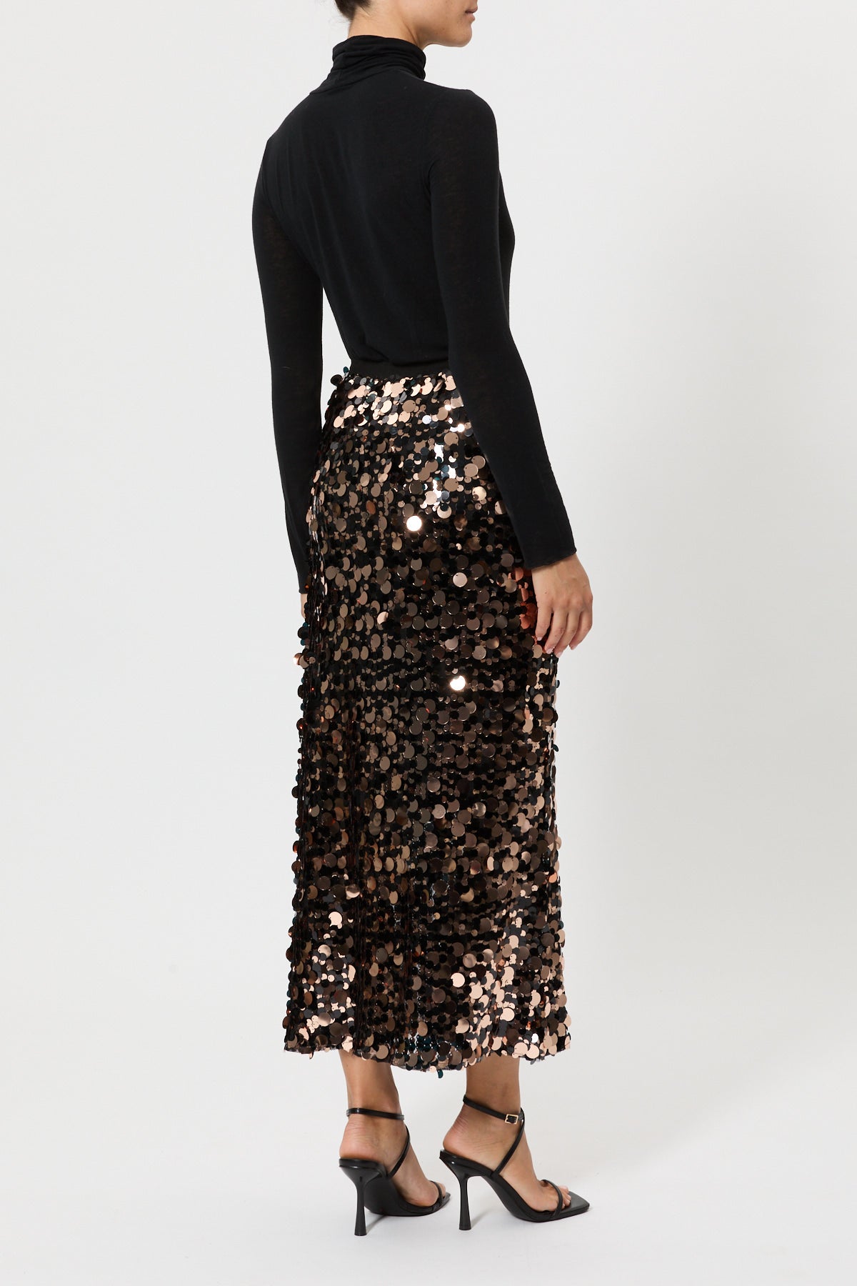 GONNA PAILLETTES LUNGA