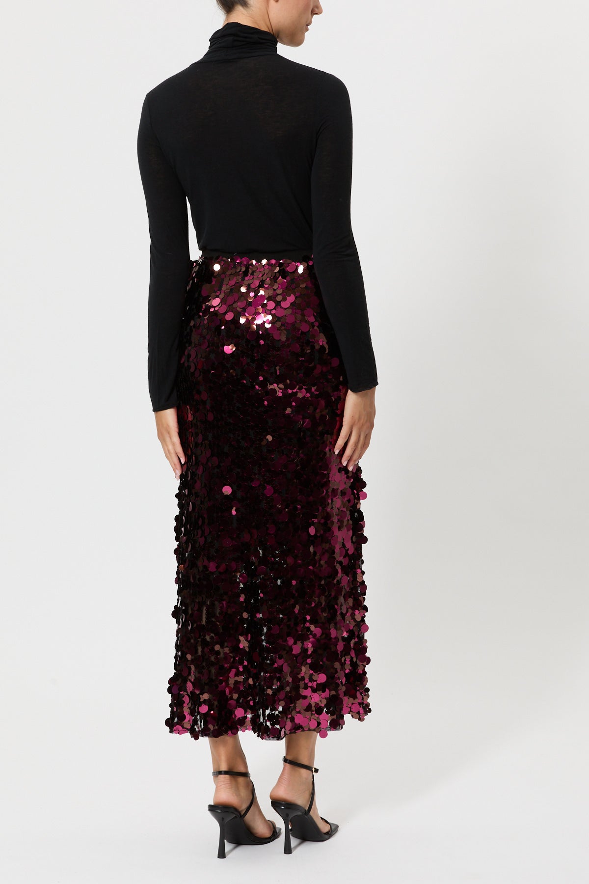 GONNA PAILLETTES LUNGA