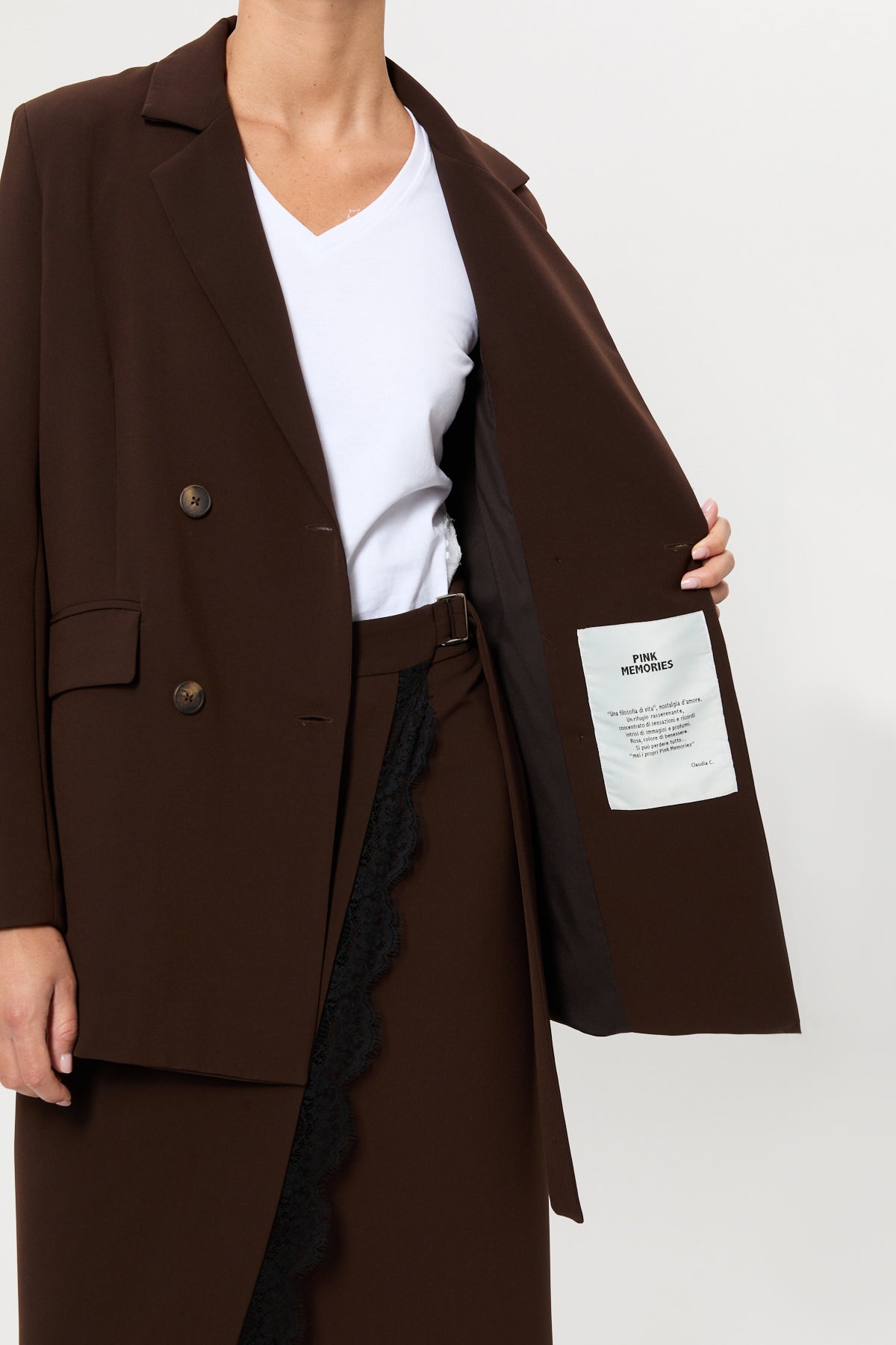 DOUBLE-BREASTED CADÌ JACKET