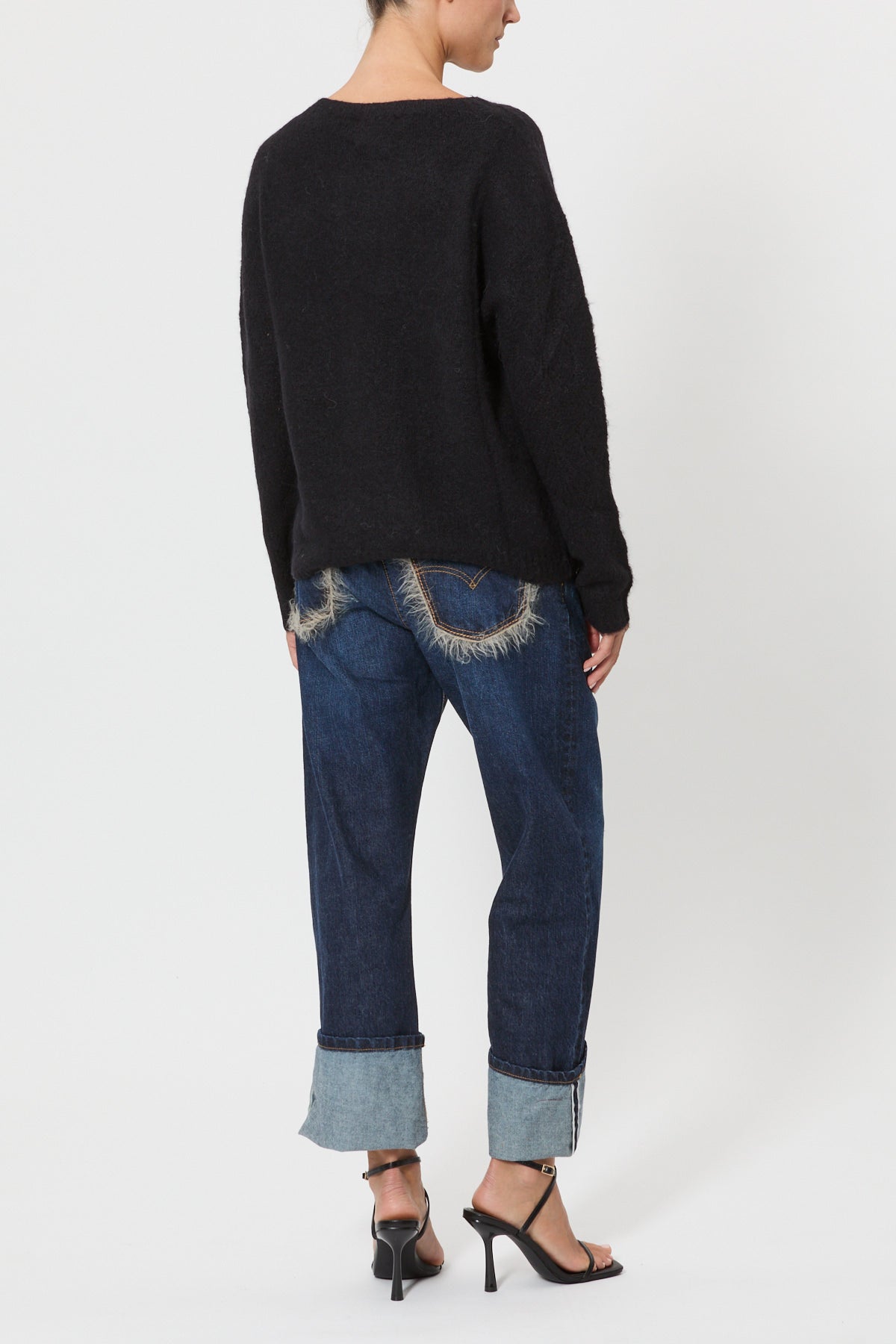 STRETCH ALPACA SWEATER