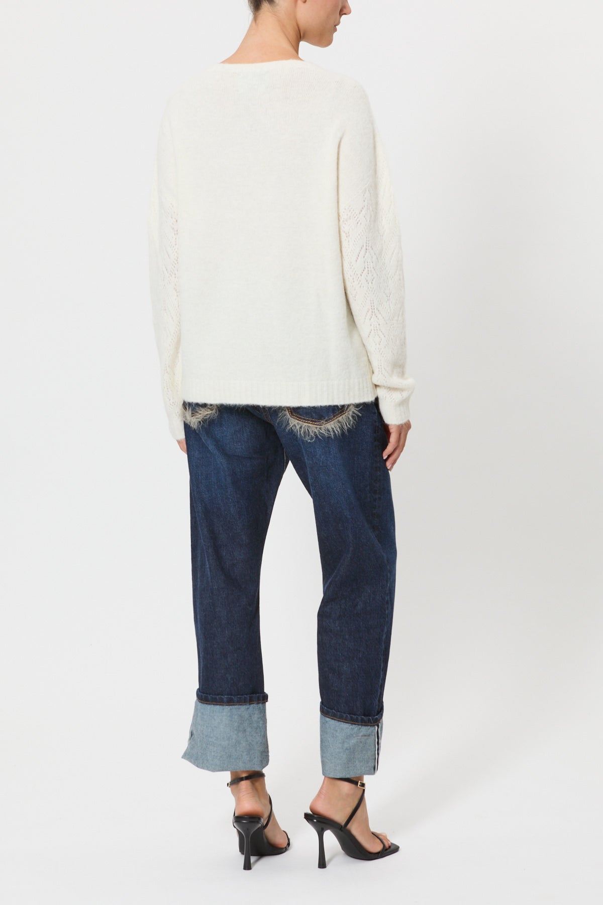 STRETCH ALPACA SWEATER
