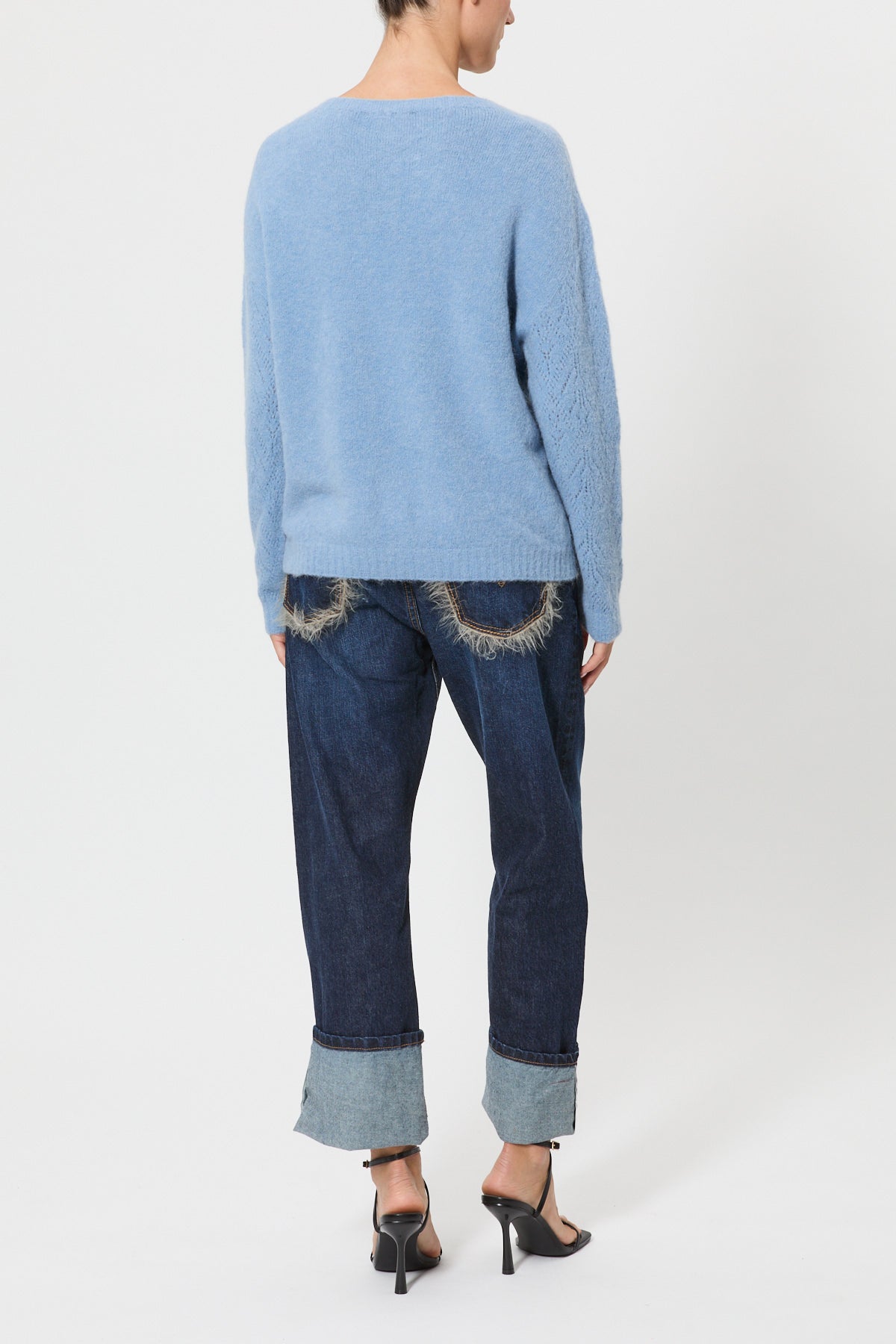 STRETCH ALPACA SWEATER