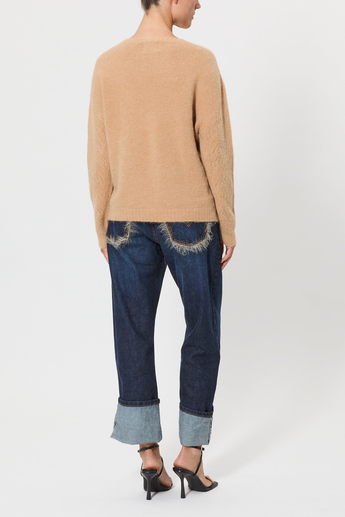 STRETCH ALPACA SWEATER