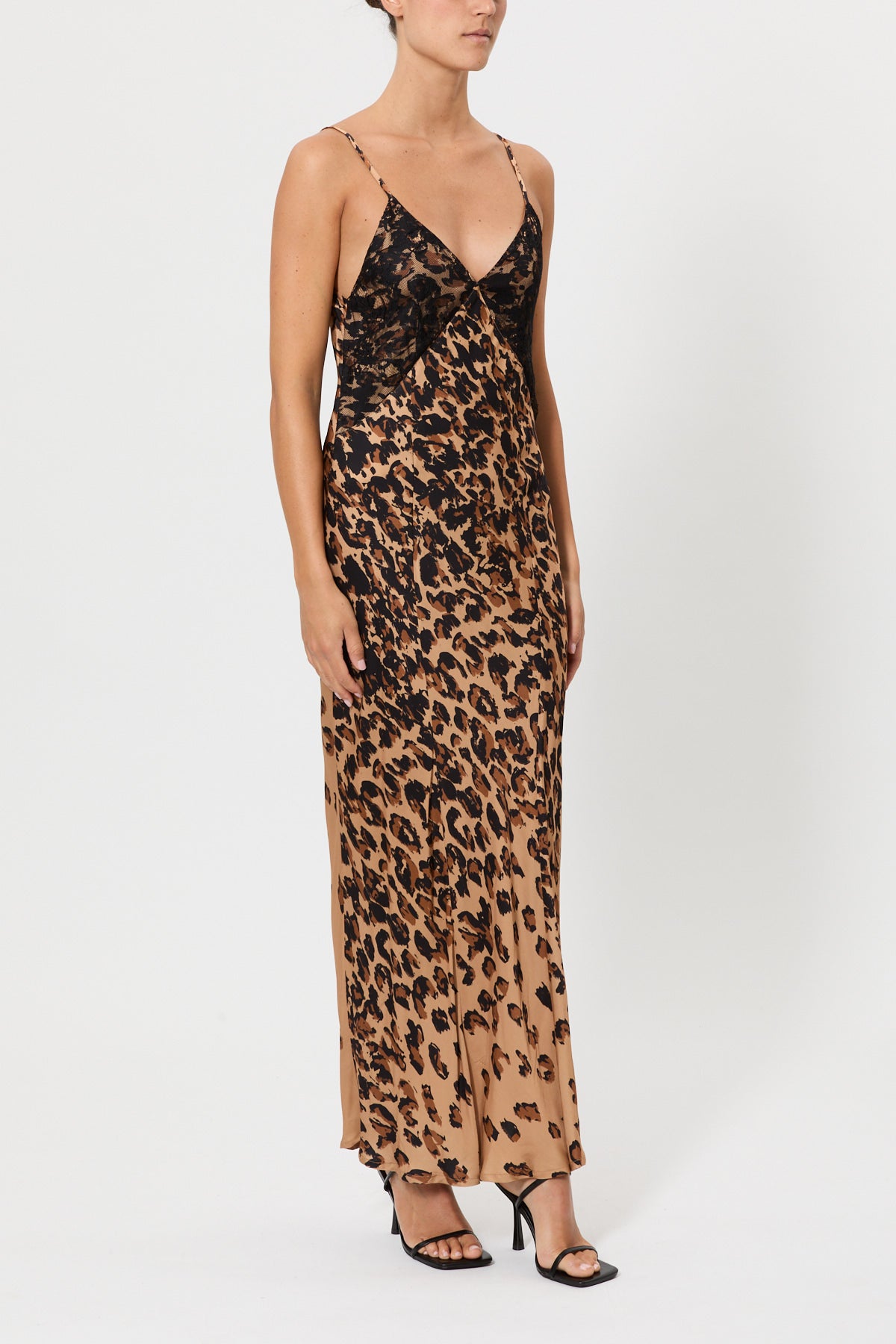 FANTASY SLIP DRESS WITH LACE