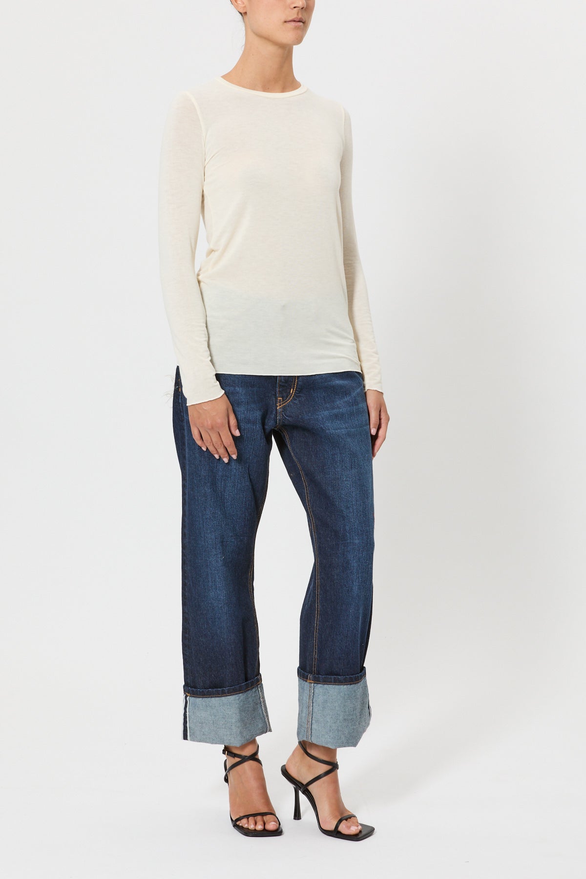 CREW NECK T-SHIRT IN SOFT JERSEY
