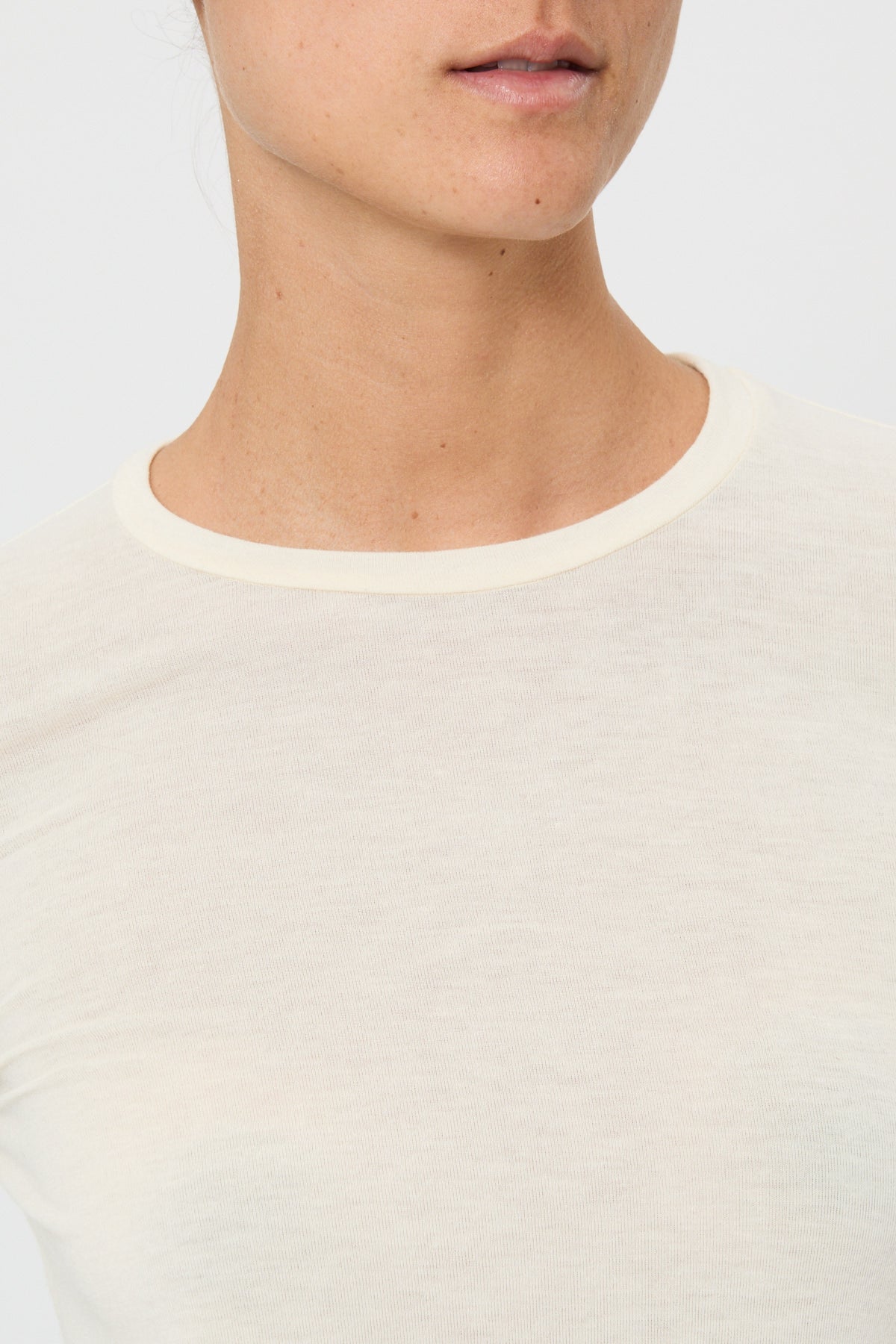 CREW NECK T-SHIRT IN SOFT JERSEY