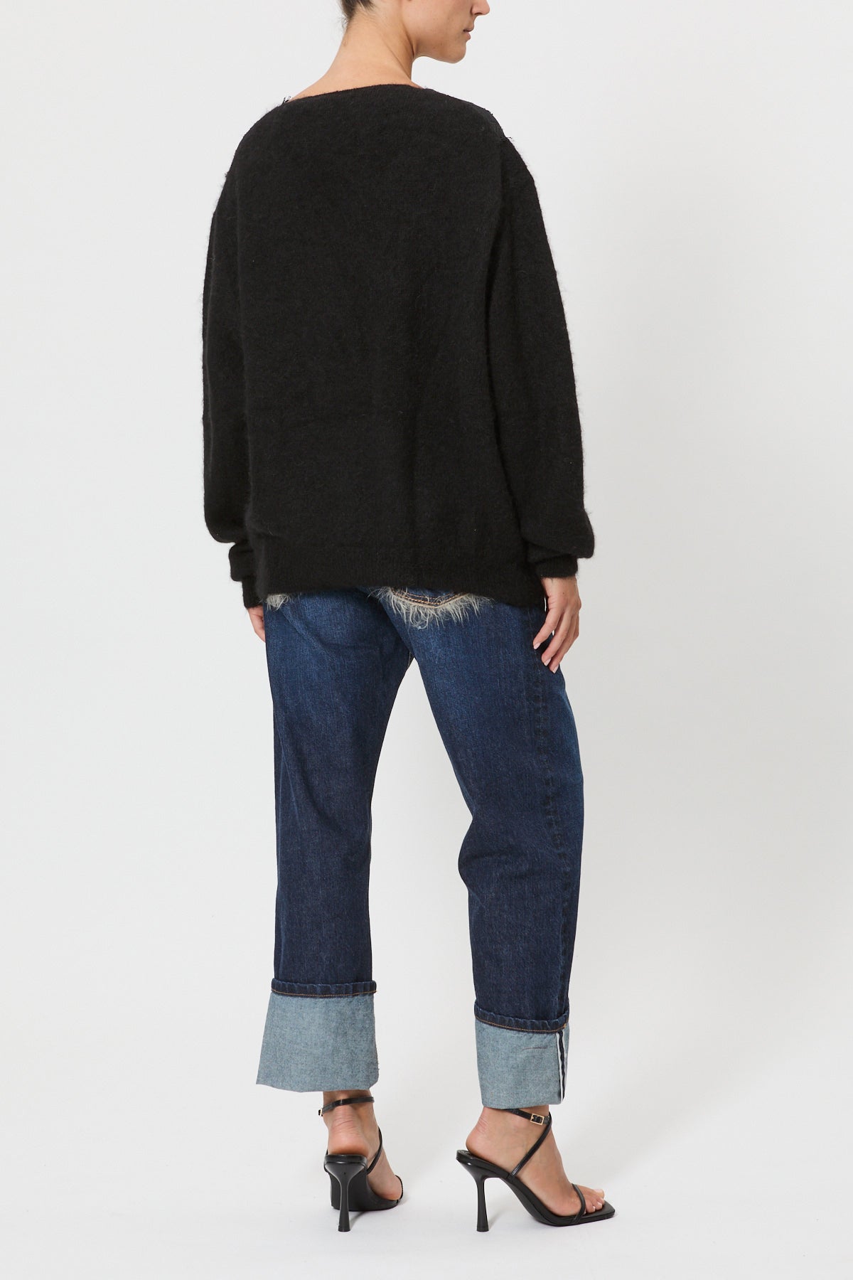 MAGLIA OVERSIZE CON PIZZO