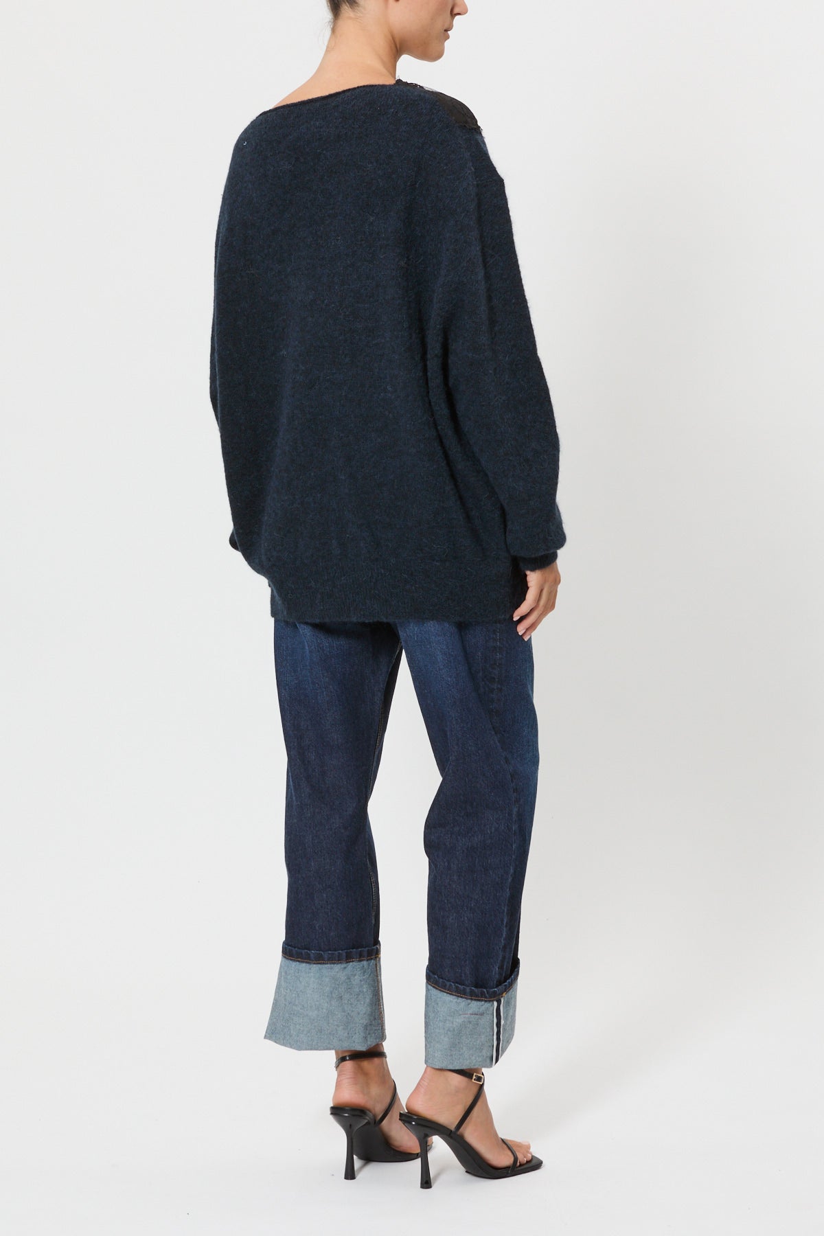 MAGLIA OVERSIZE CON PIZZO