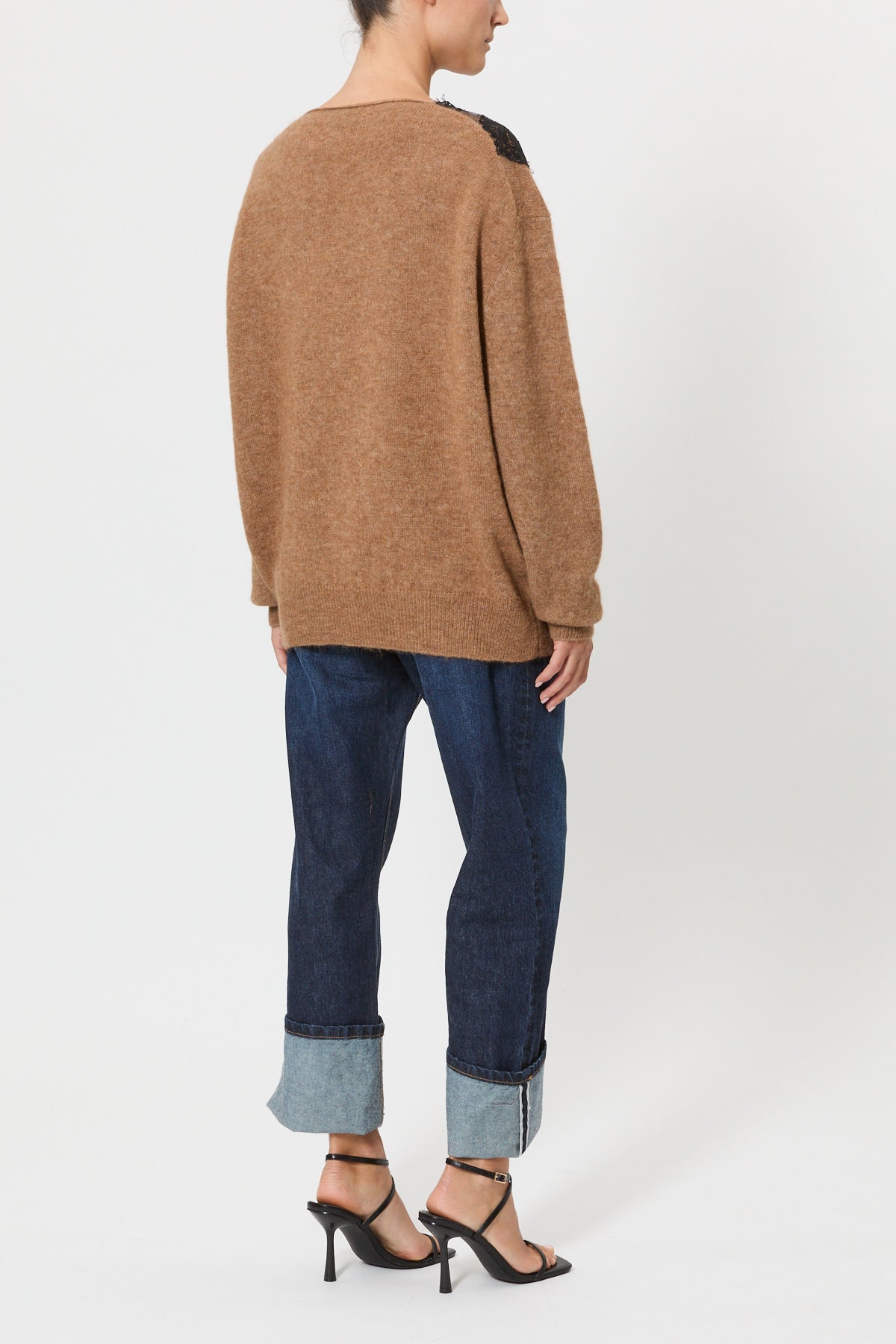 MAGLIA OVERSIZE CON PIZZO