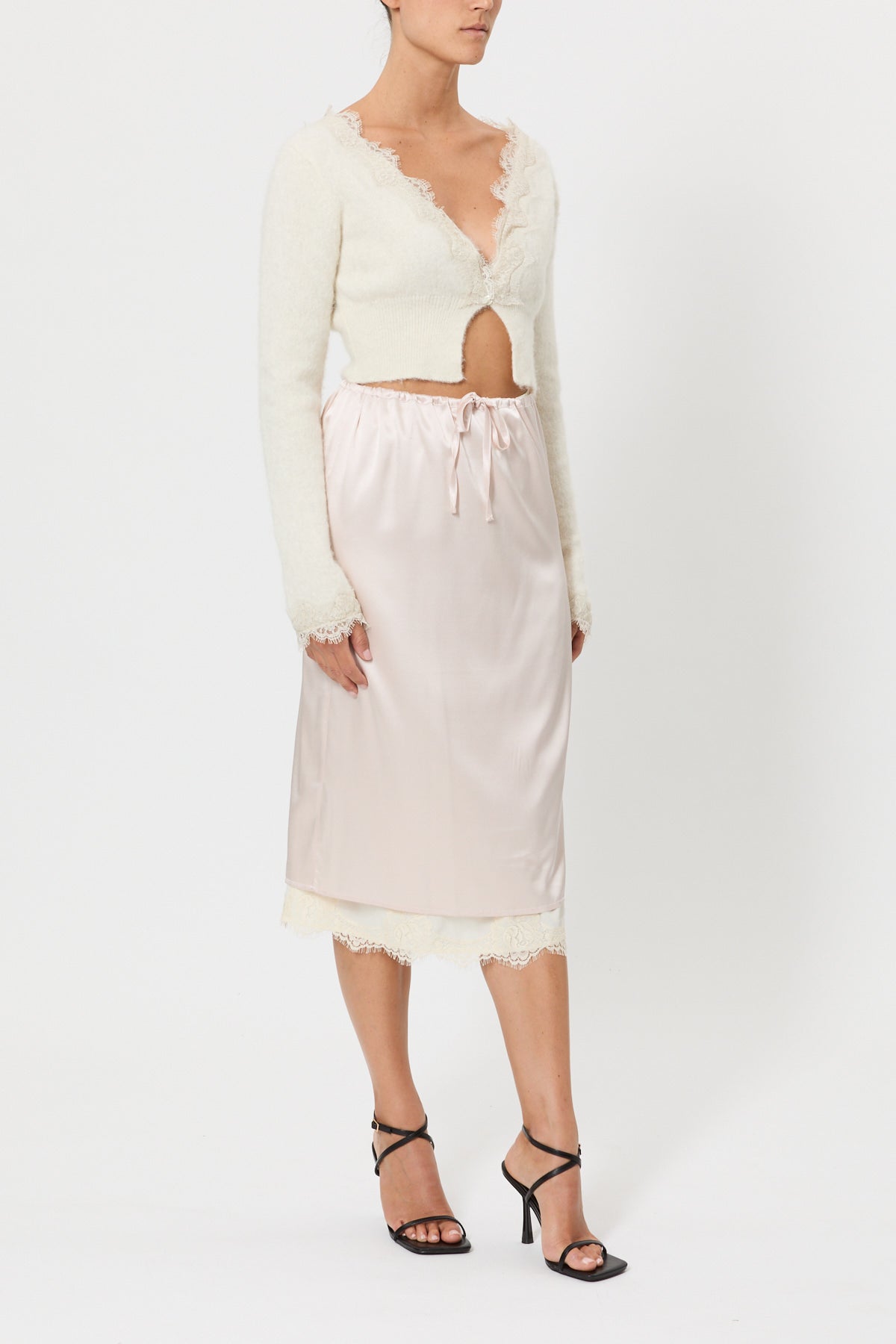 SILK PENCIL SKIRT