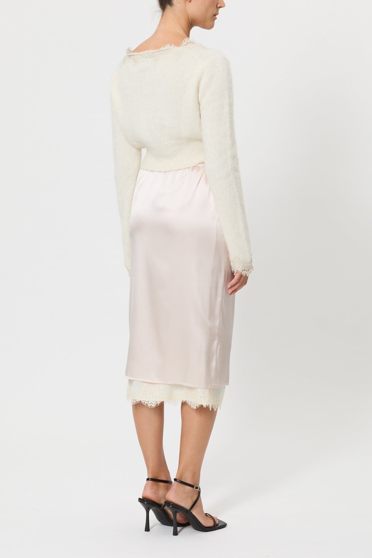 SILK PENCIL SKIRT