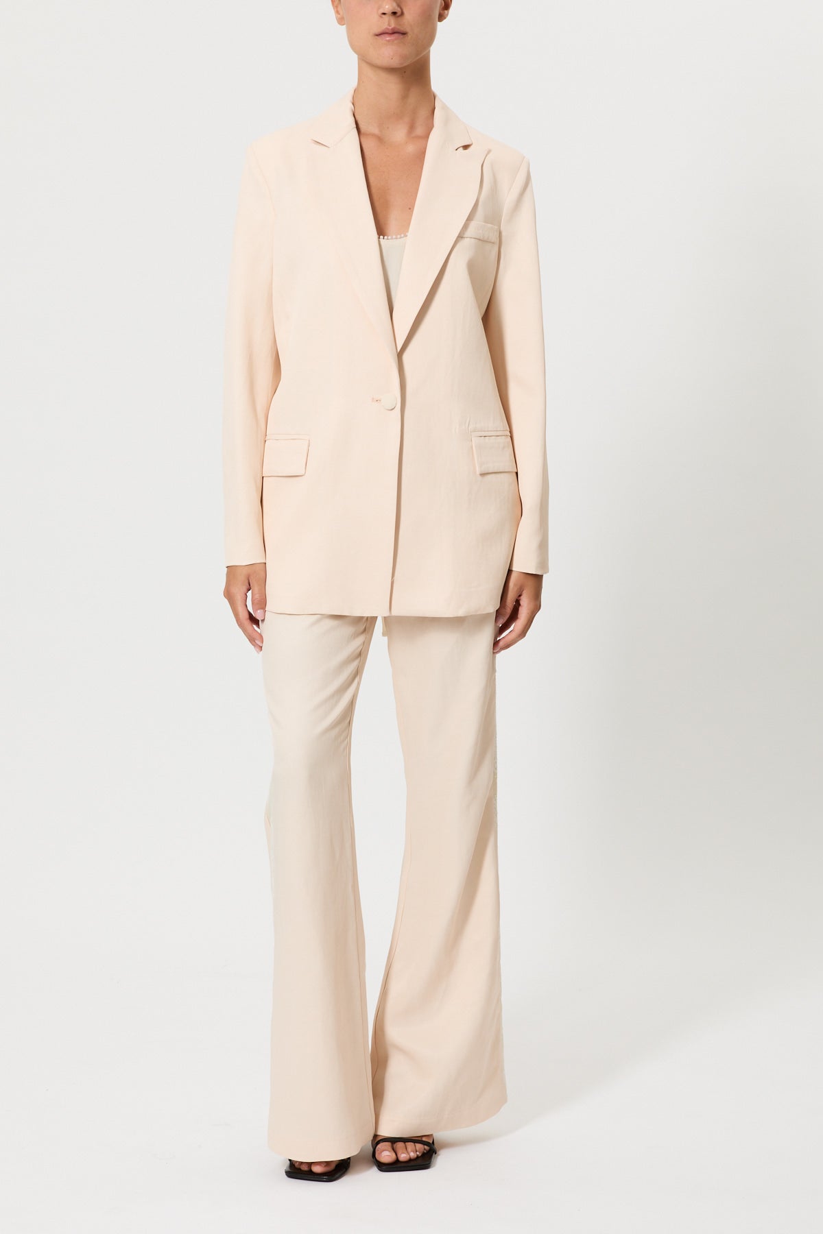 BLAZER CON SCHIENA IN PIZZO