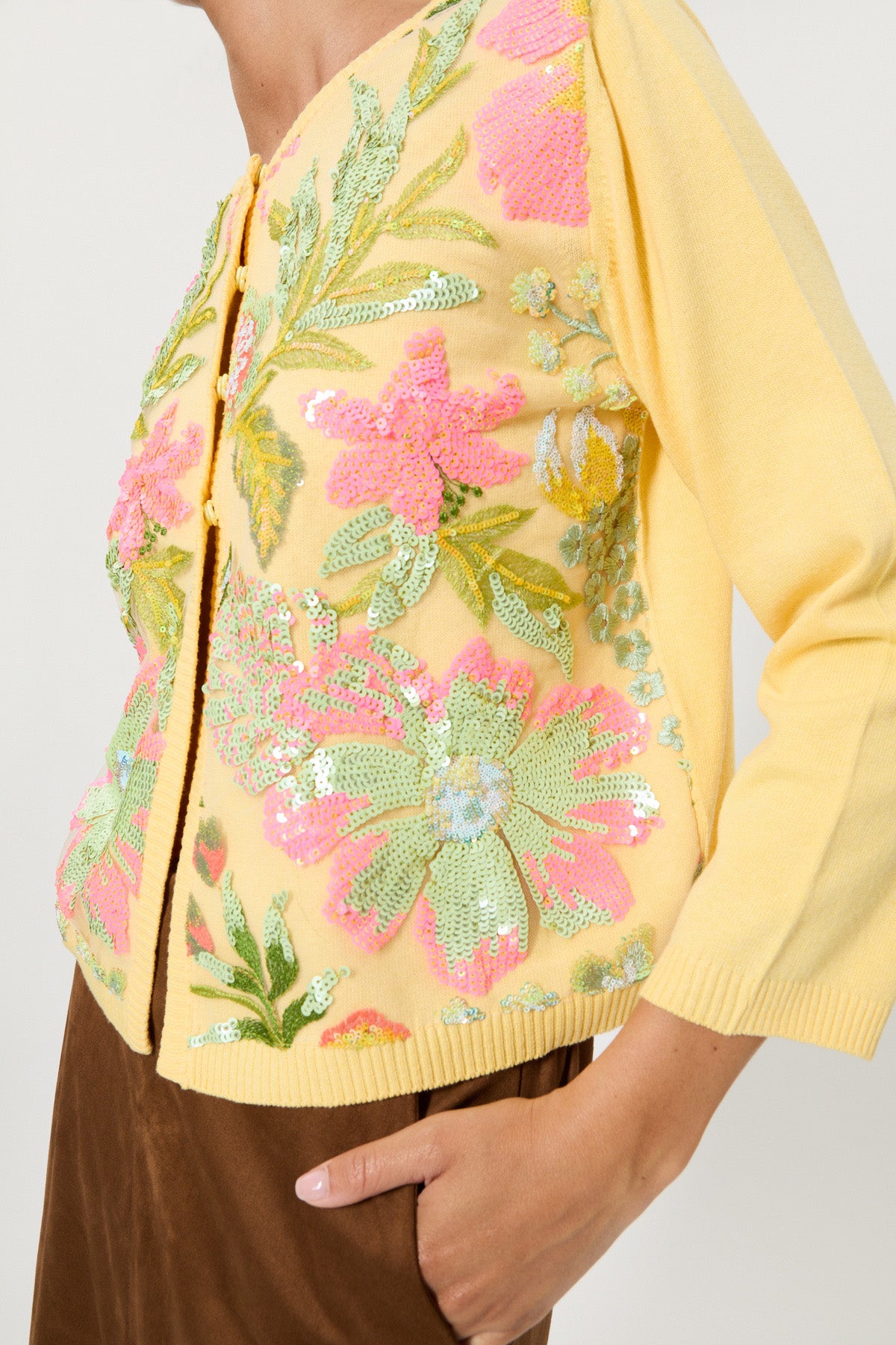 CARDIGAN CON PAILLETTES