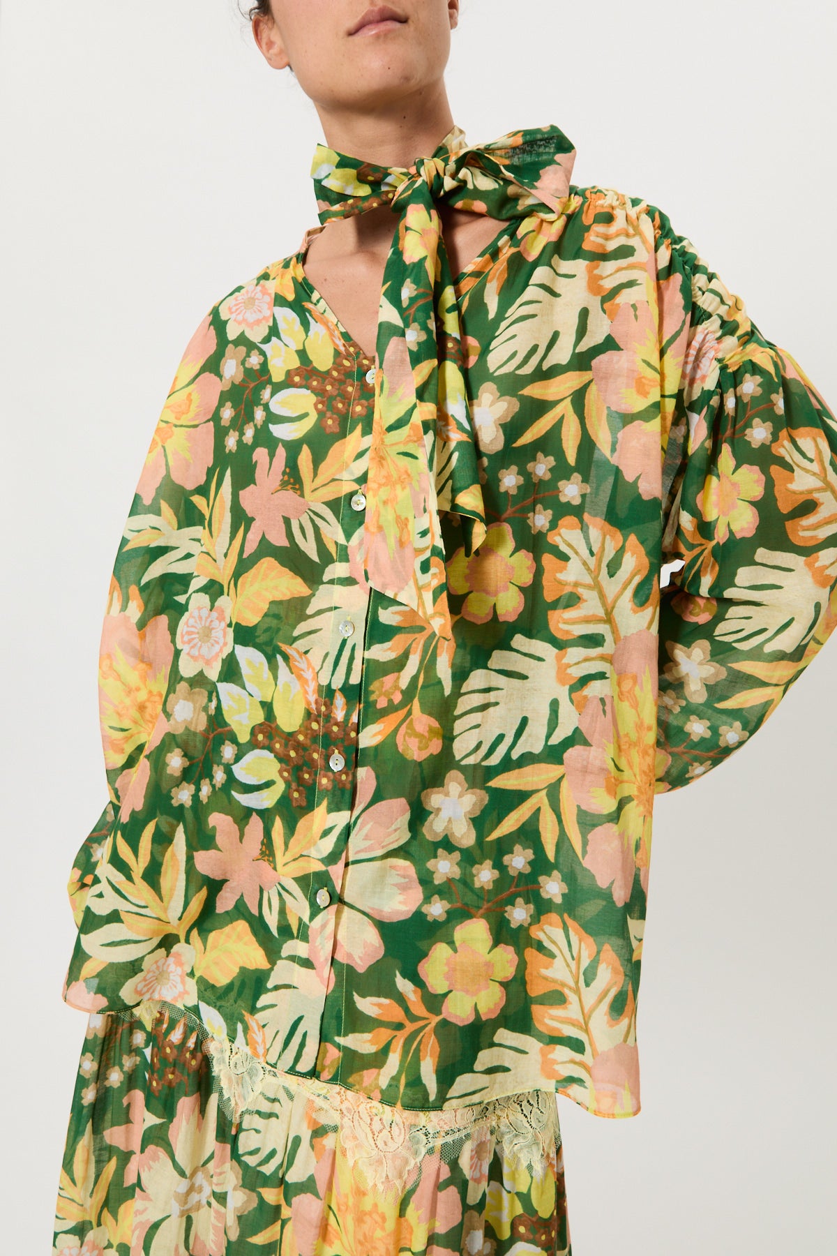 CAMICIA FANTASIA A FIORI