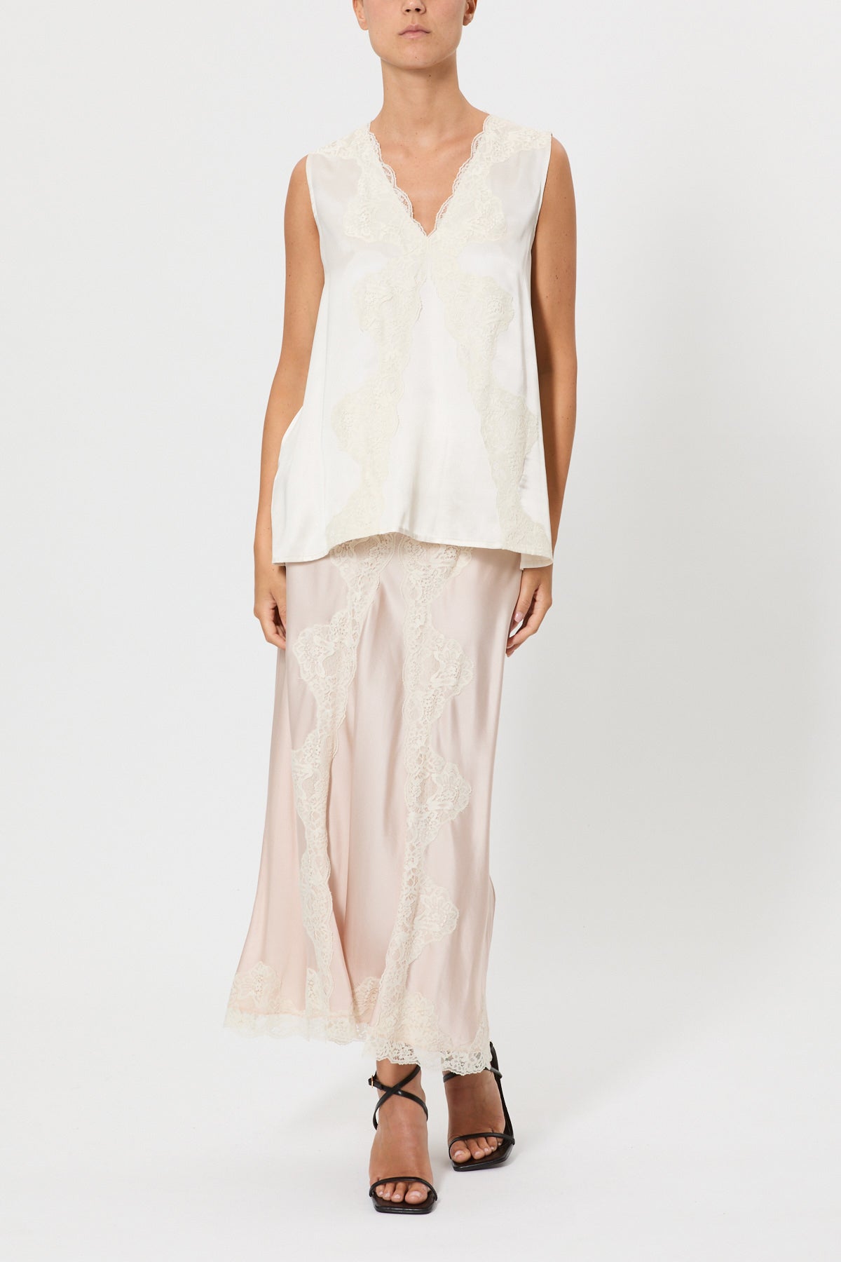 ALICE WIDE SHOULDER TOP WITH LACE
