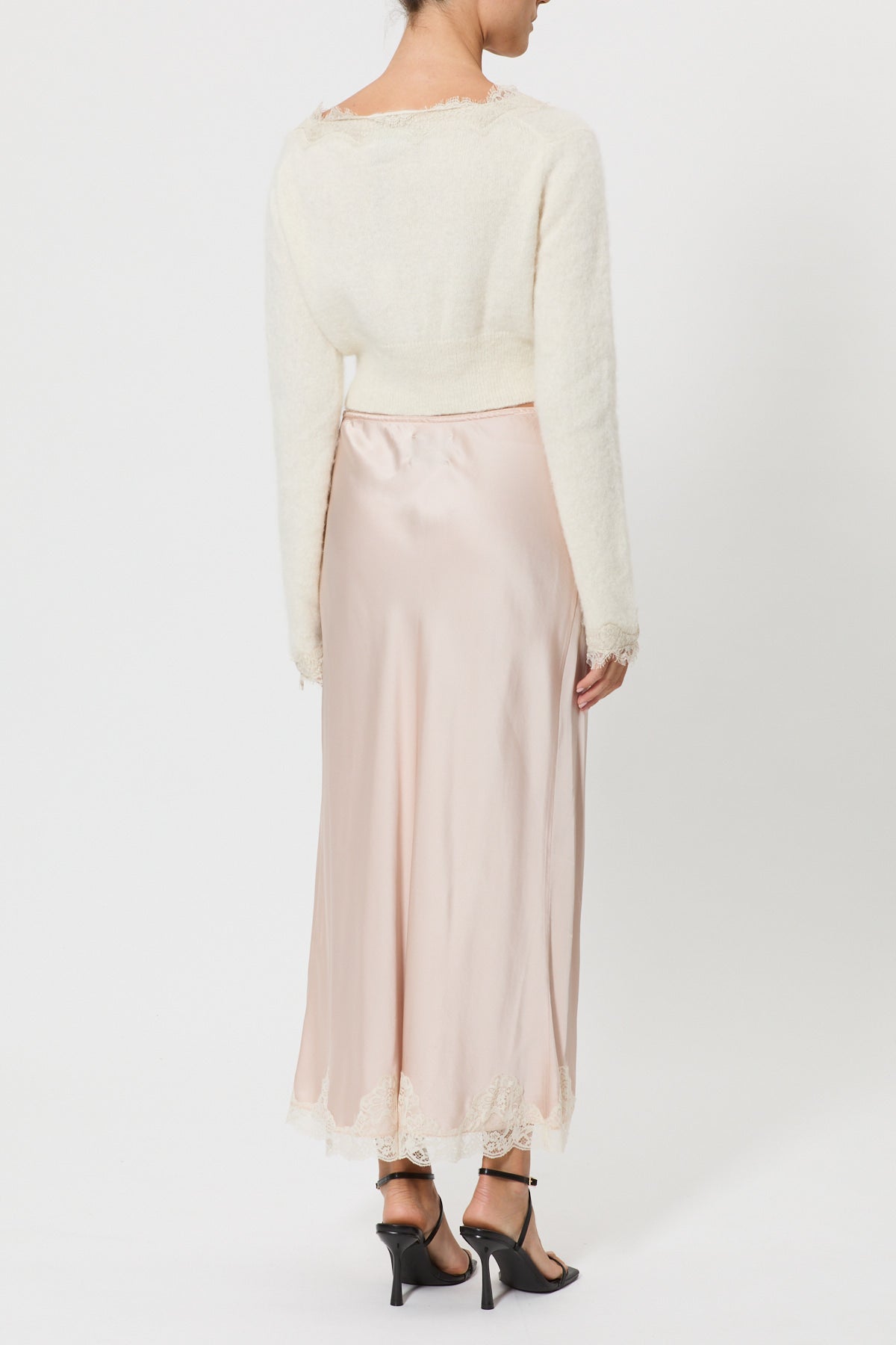 TERESA MIDI SKIRT WITH LACE