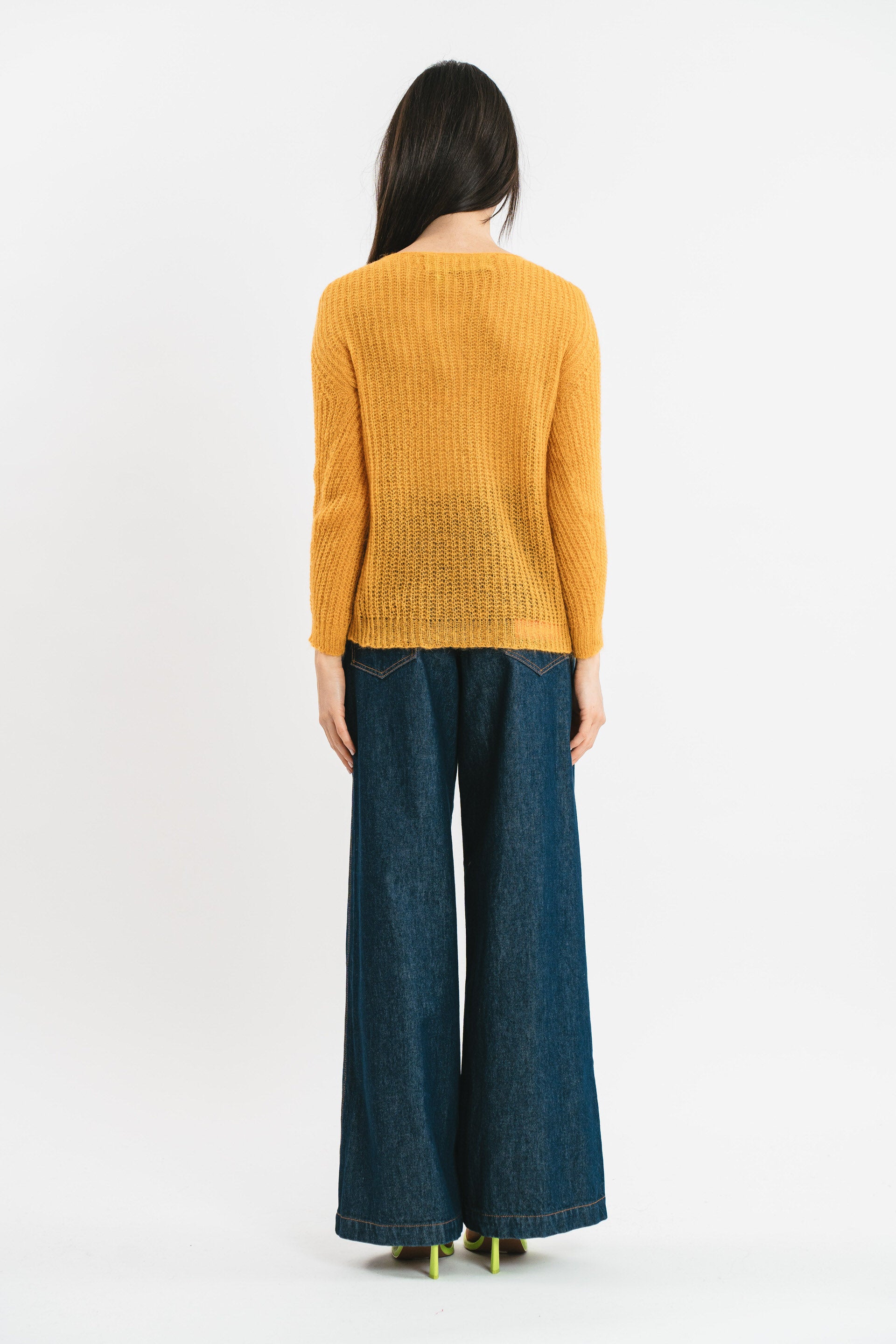 Maglia Nuvola giallo senape Posteriore