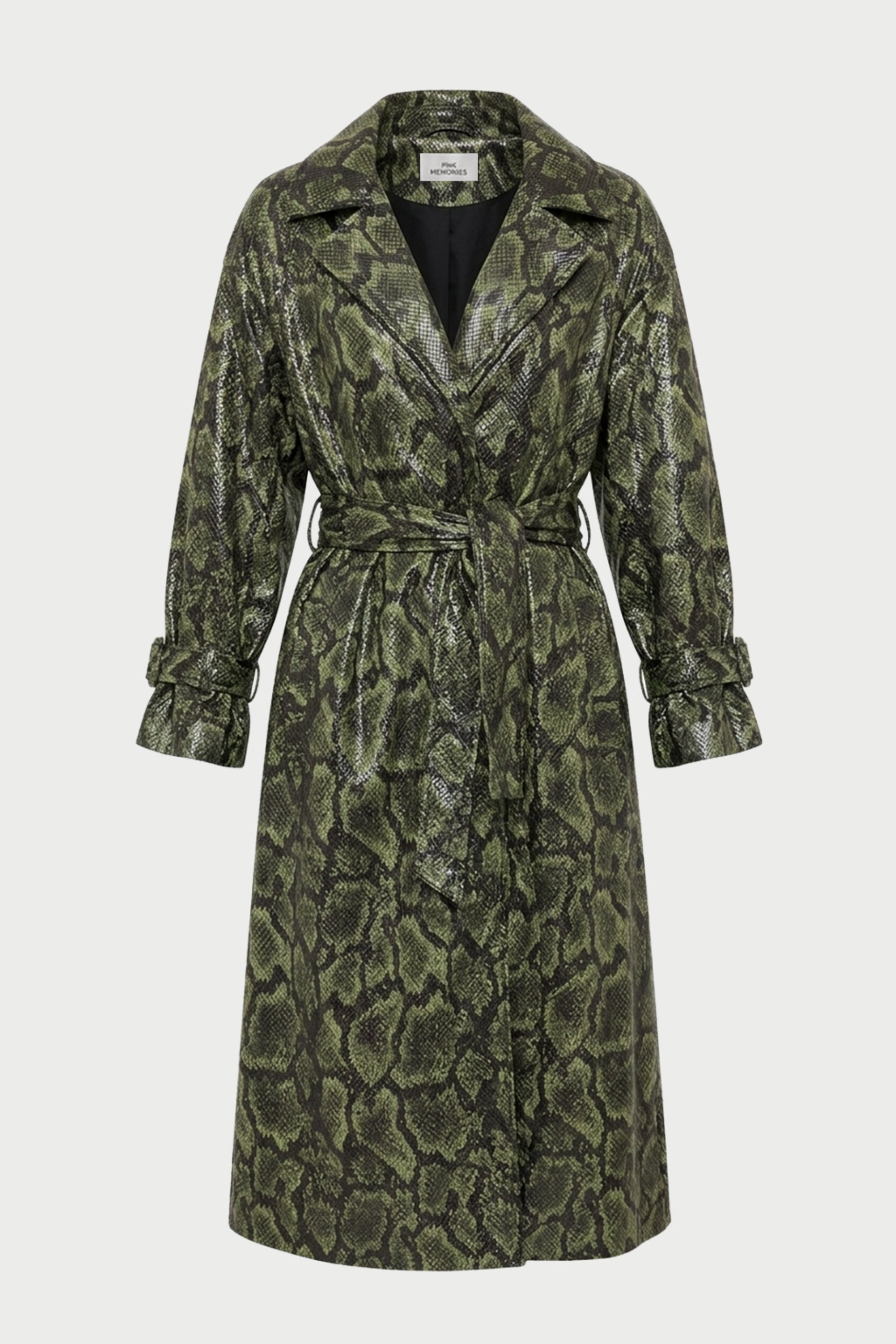 TRENCH LUNGO CON CINTURA