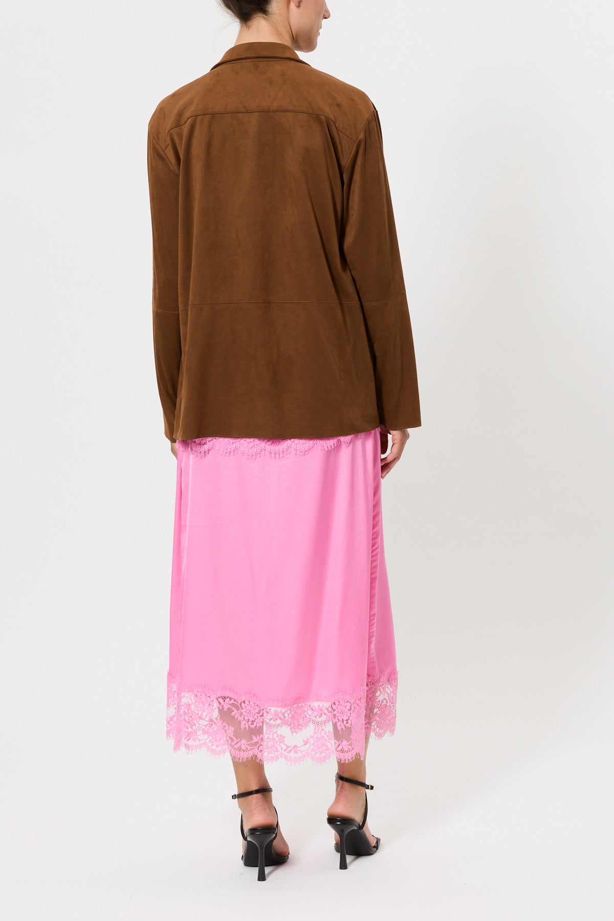 SHIRT JACKET WITH JEWEL BUTTONS