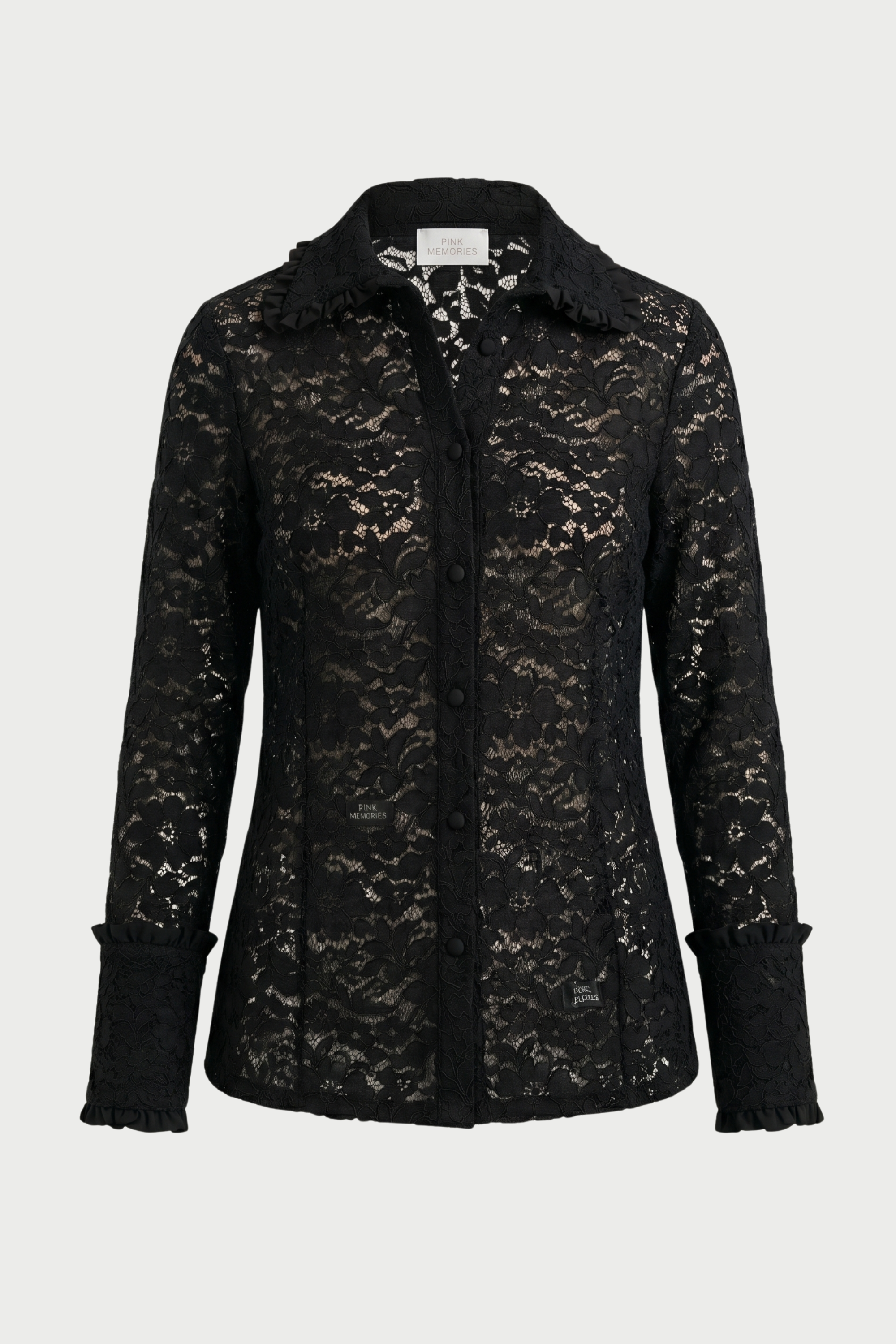 CAMICIA IN PIZZO SLIM